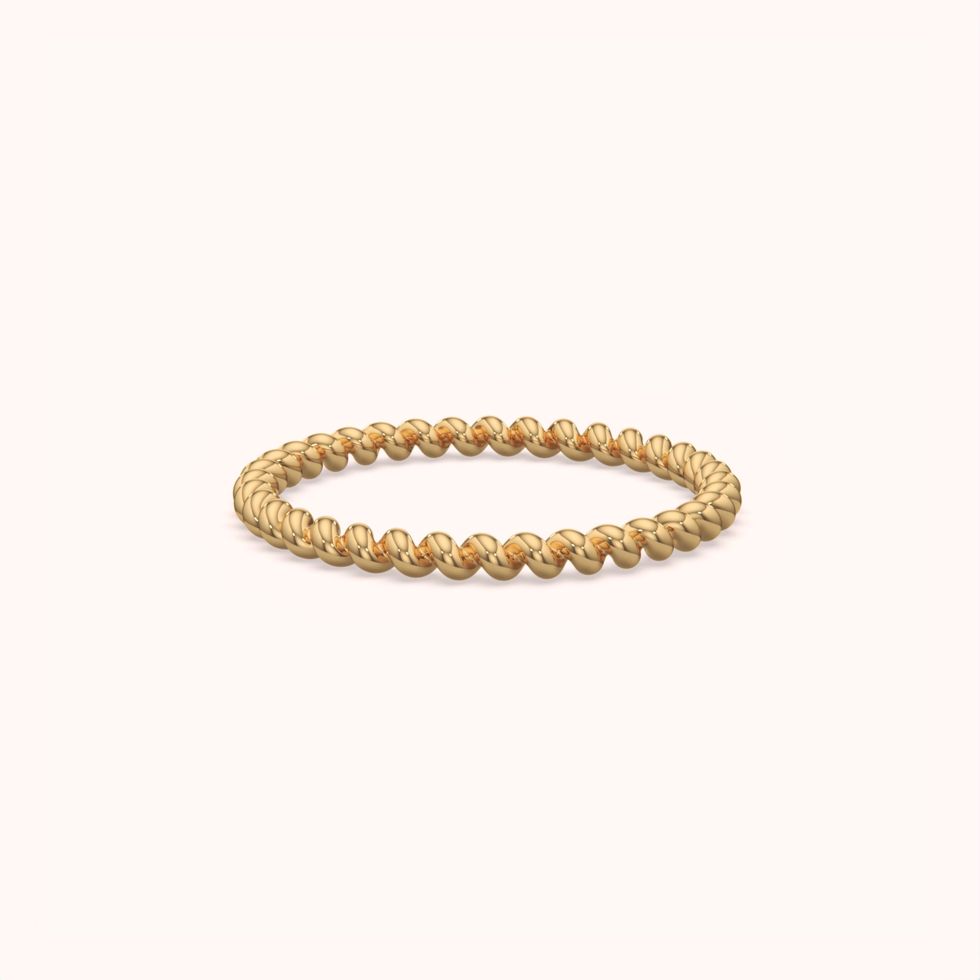 Sterling Silver Twist Stack Ring - KYMEE