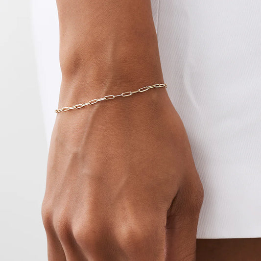 Classic Paperclip Link Bracelet