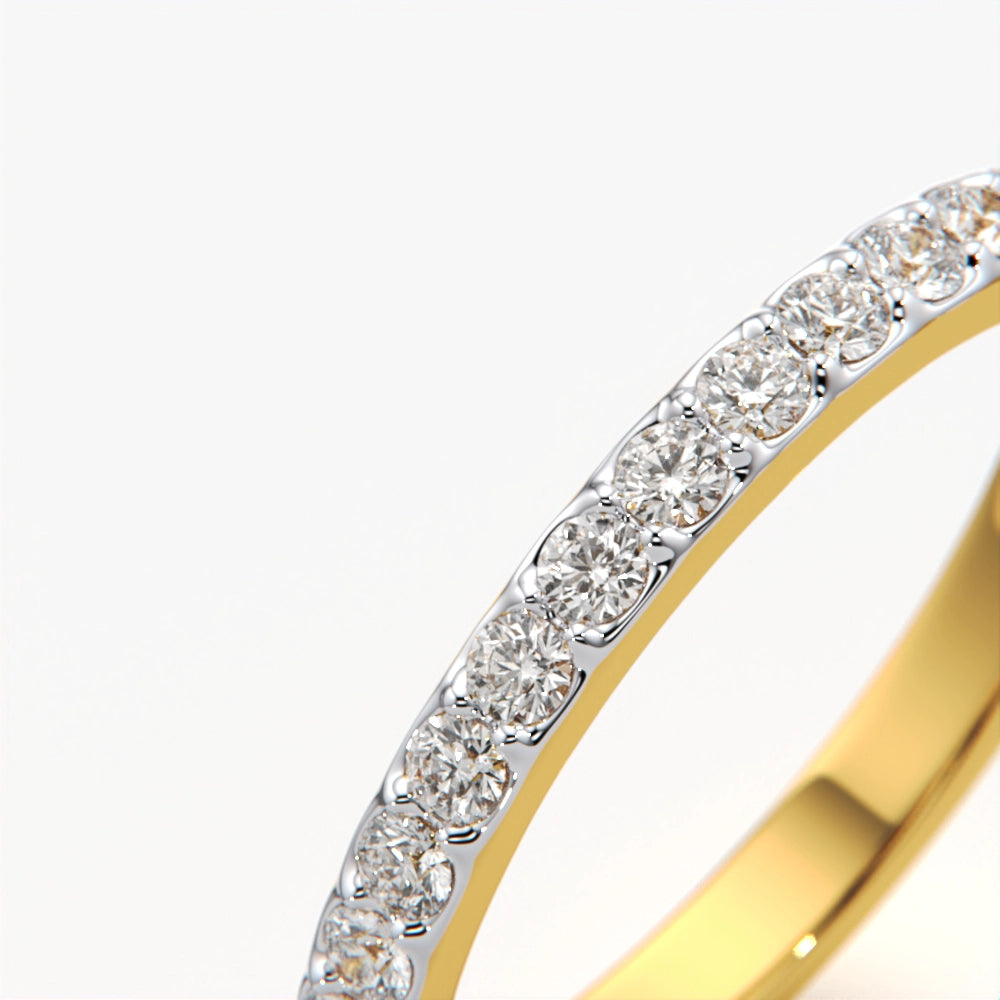 Minimalist Diamond Band