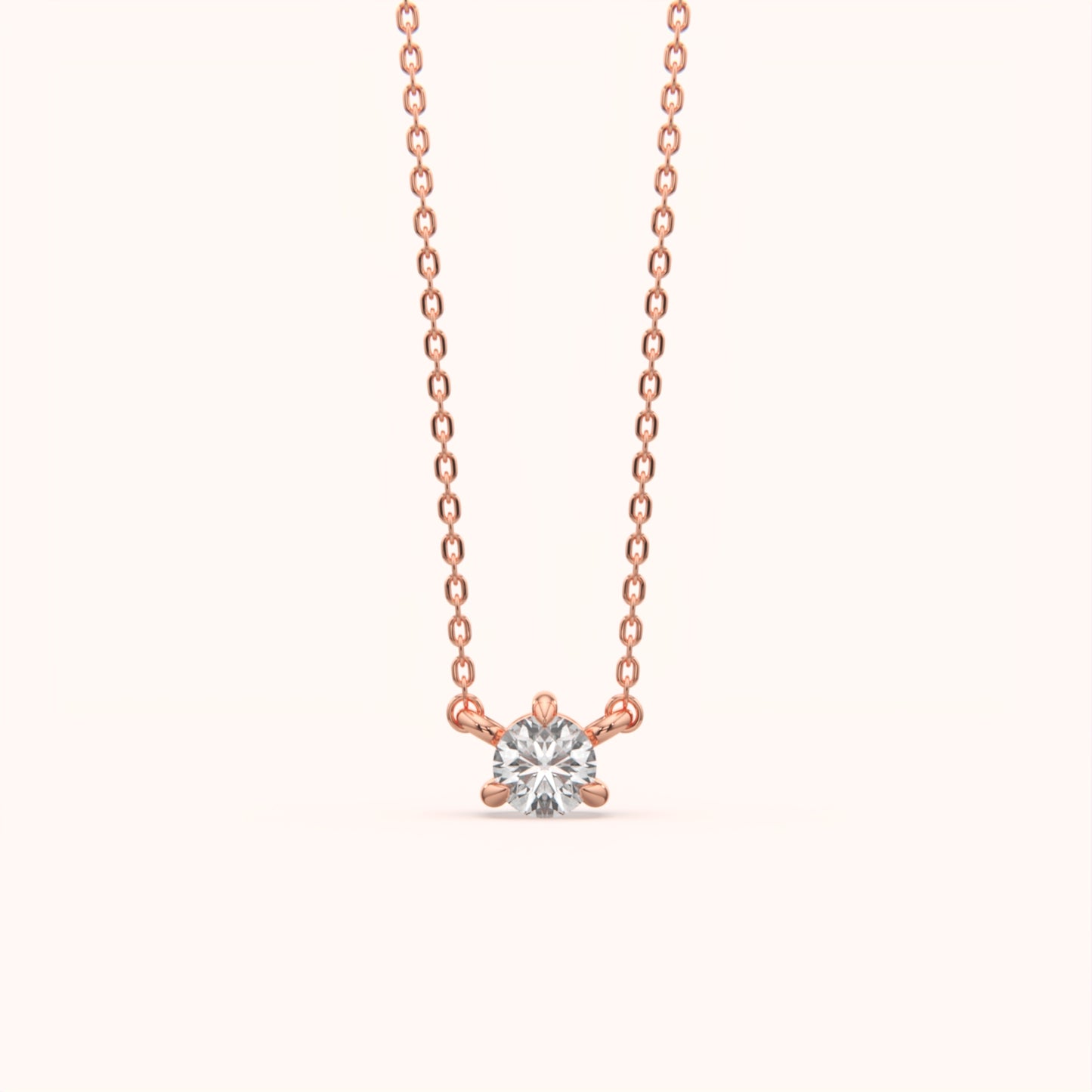 Diamond Solitaire Pendant