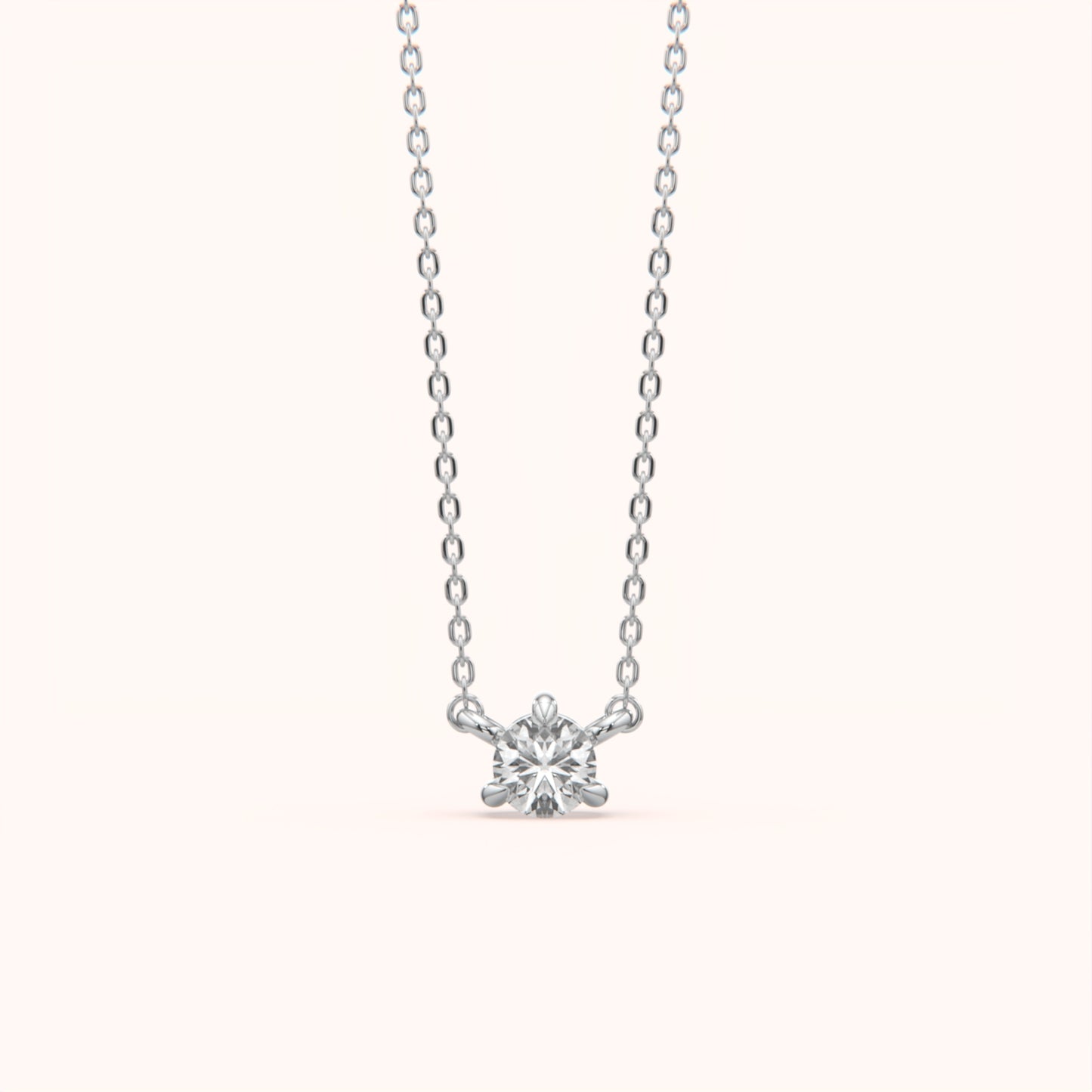 Diamond Solitaire Pendant