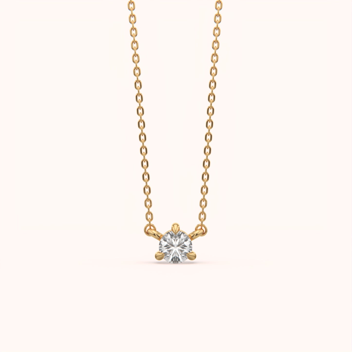 Diamond Solitaire Pendant