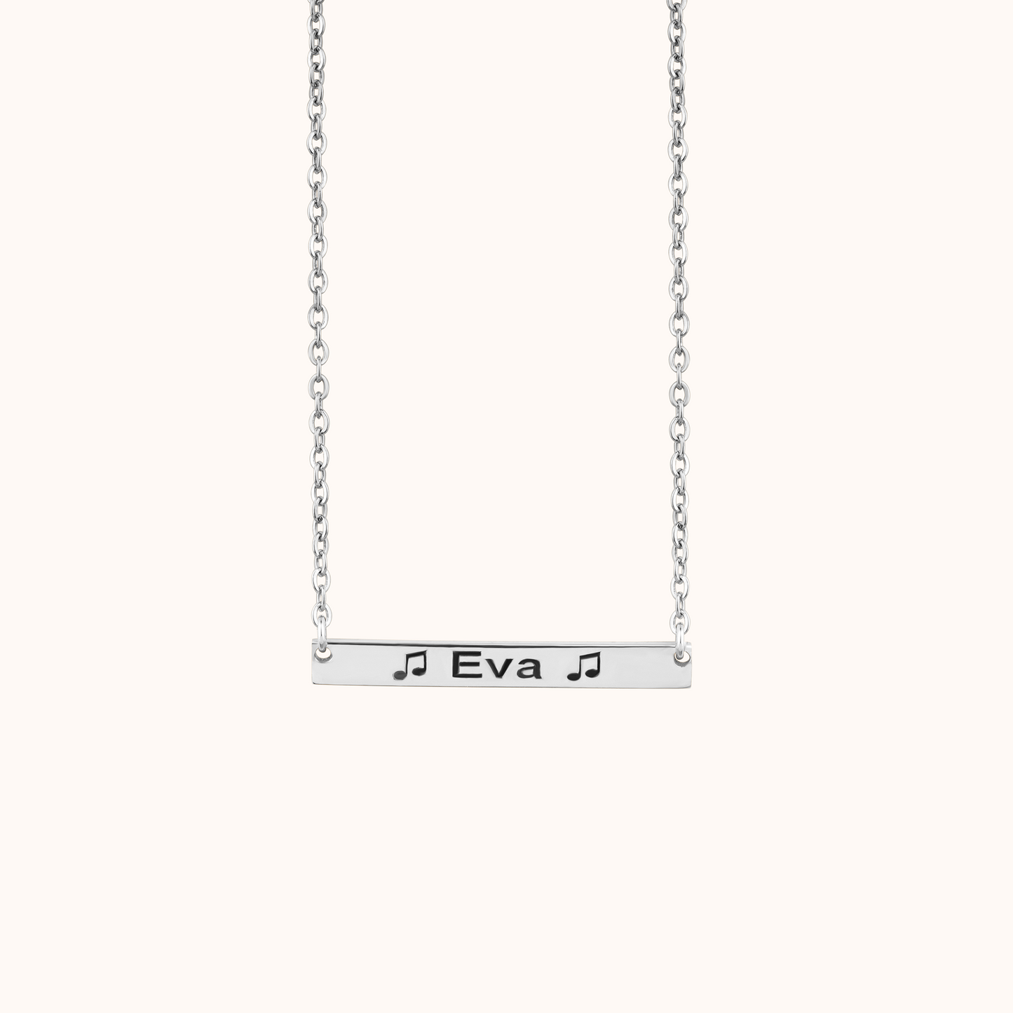 Custom Engraved Bar Necklace