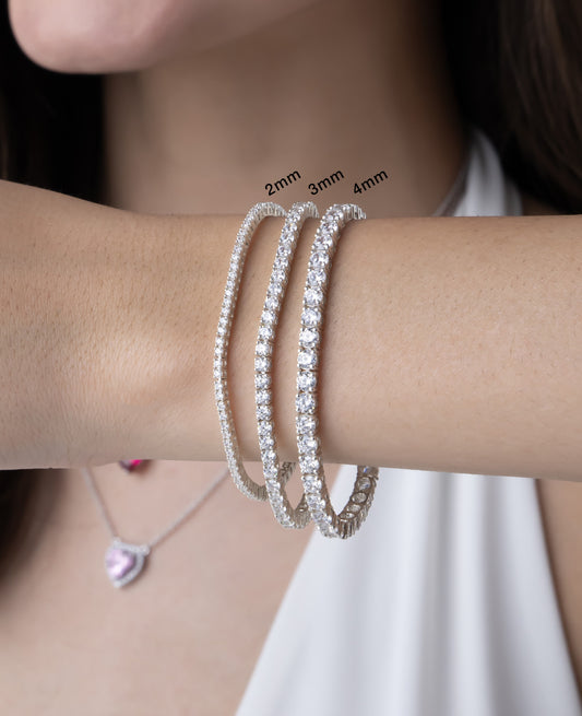 Round Diamond Tennis Bracelet
