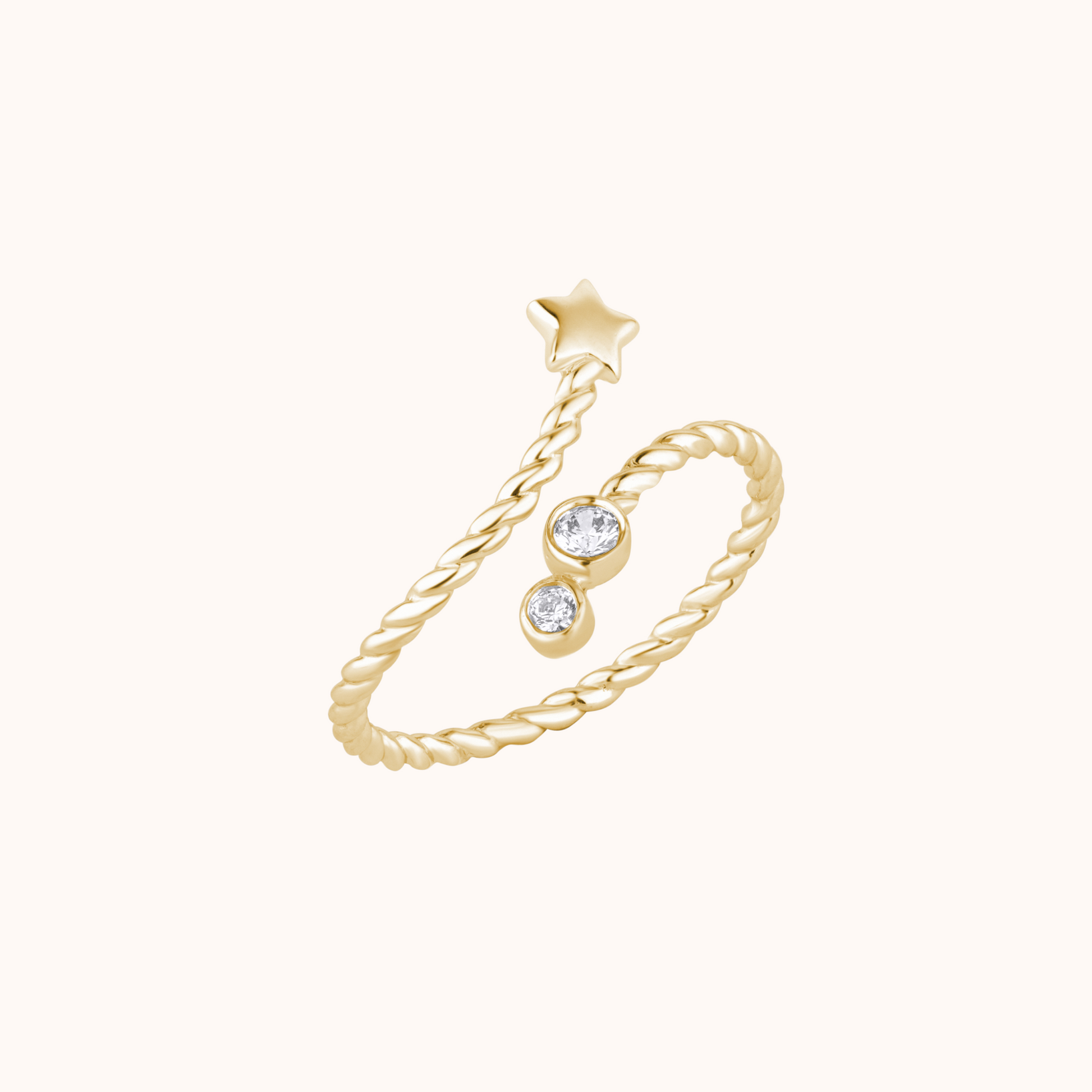 Twinkling Starburst Diamond Ring - KYMEE
