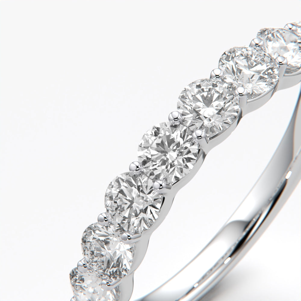 18K Gold Vermeil Classic Diamond Band