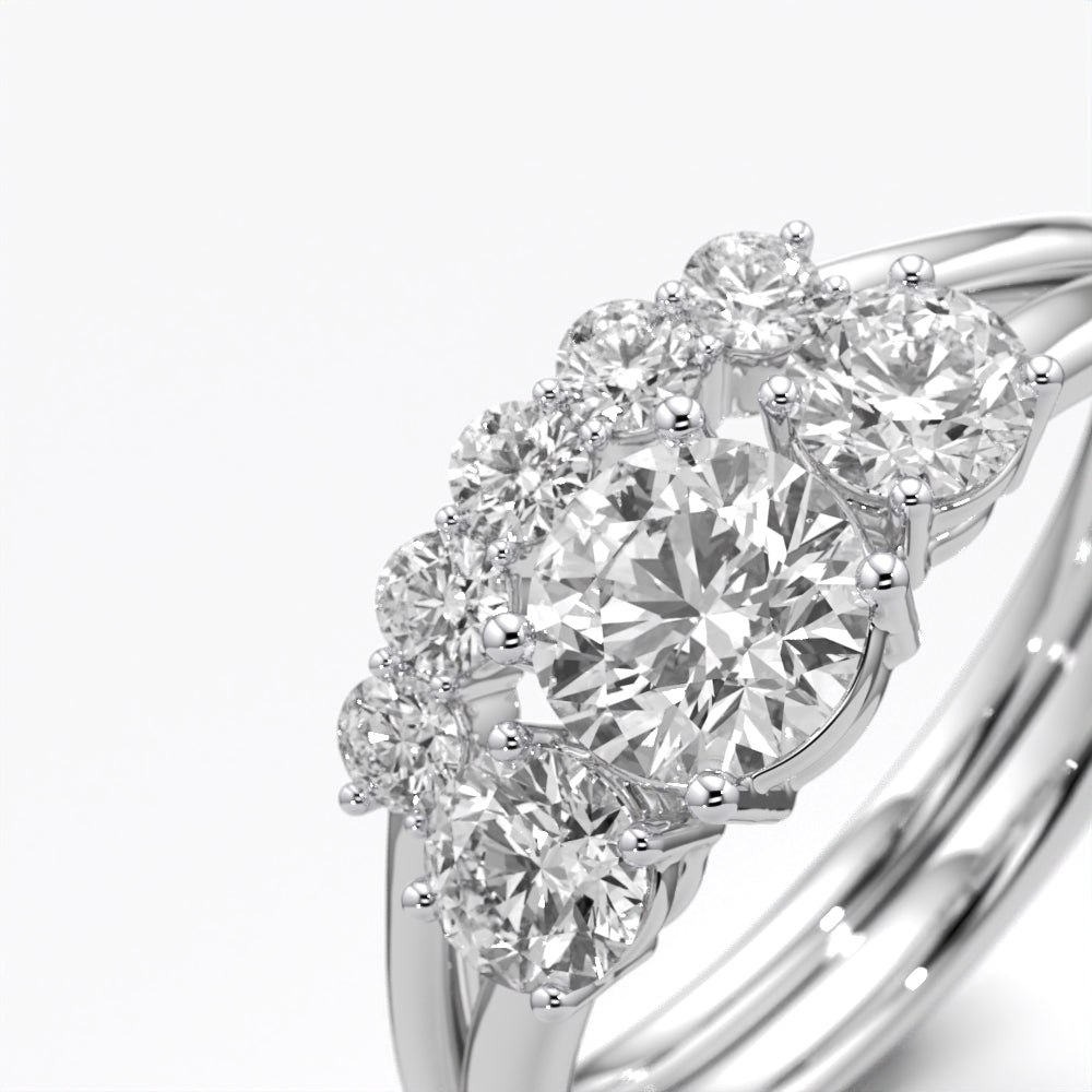 Classic Diamond Duo Ring Set