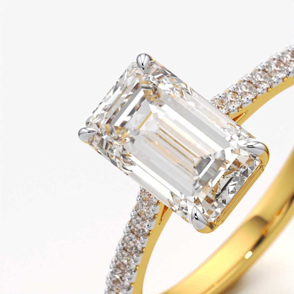 Emerald Spark Ring