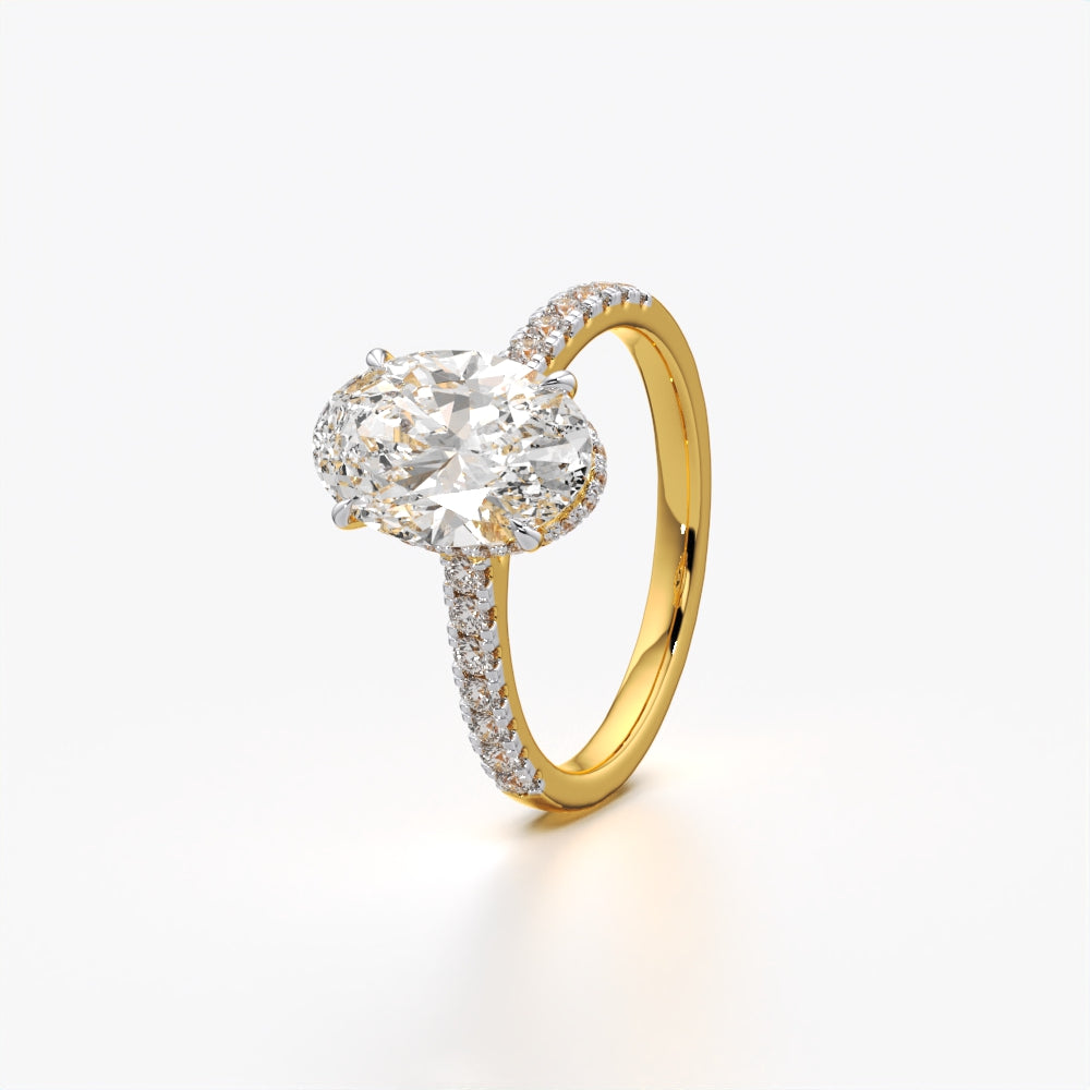 Eternal Spark Oval Diamond Ring