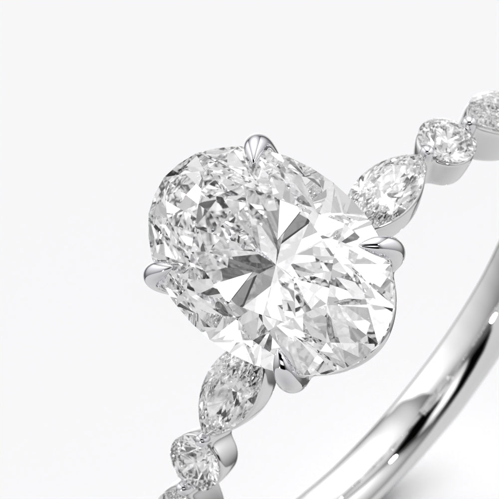 Oval Elegance Diamond Ring