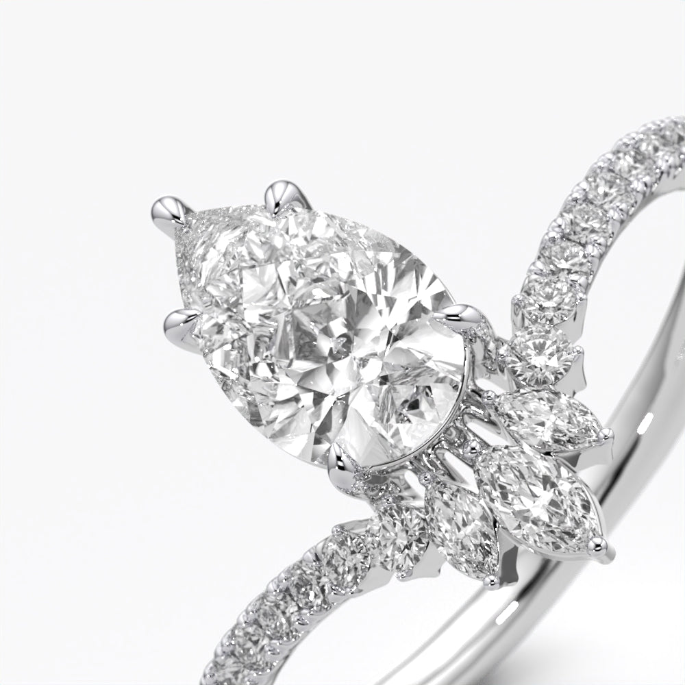 Pear Leaf Ring