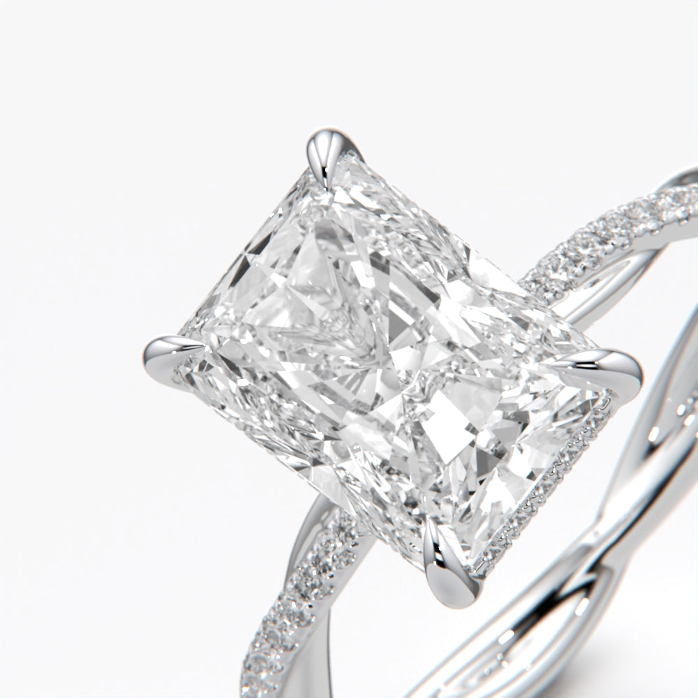 Radiant Twist Ring