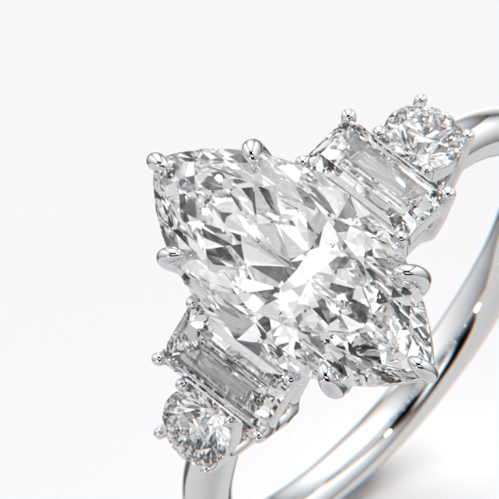 Marquise Elegance Diamond Ring