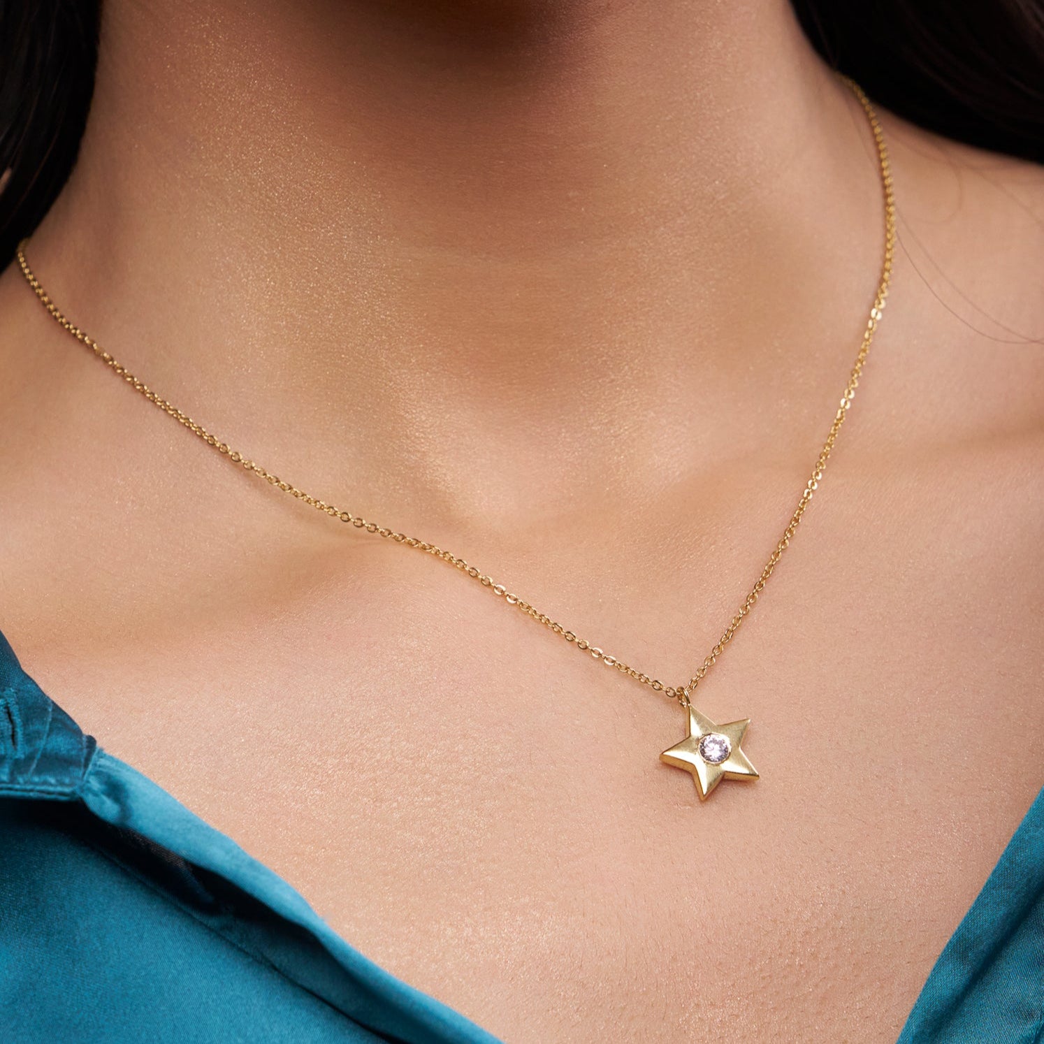 Sterling Silver Star Pendant - KYMEE