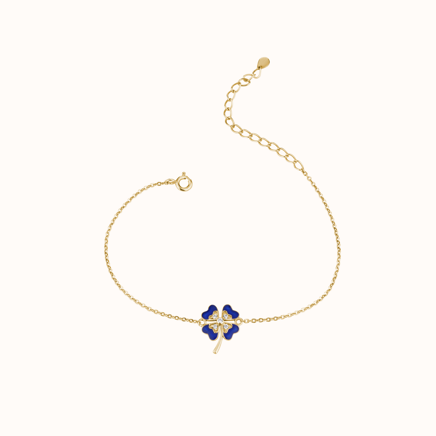 Lucky Clover Charm Bracelet