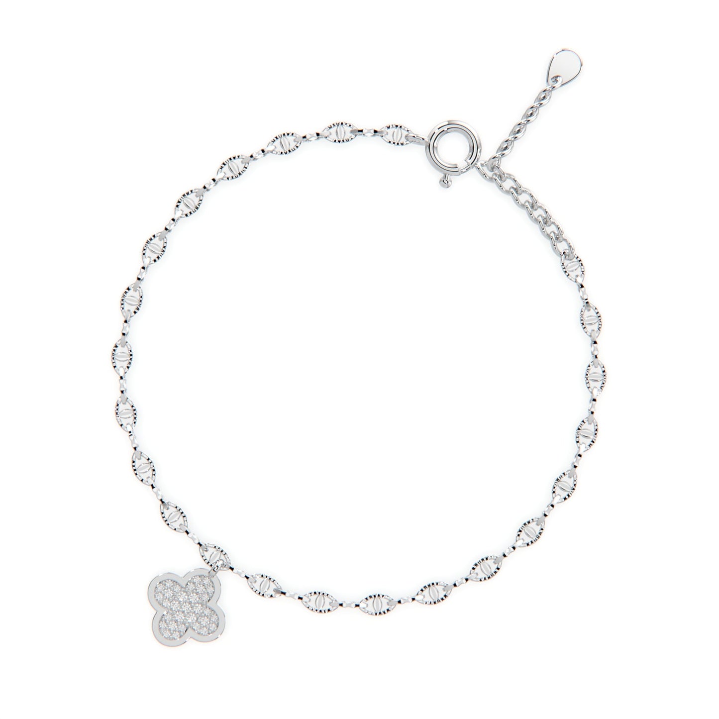 Timeless Silver Clover Bracelet