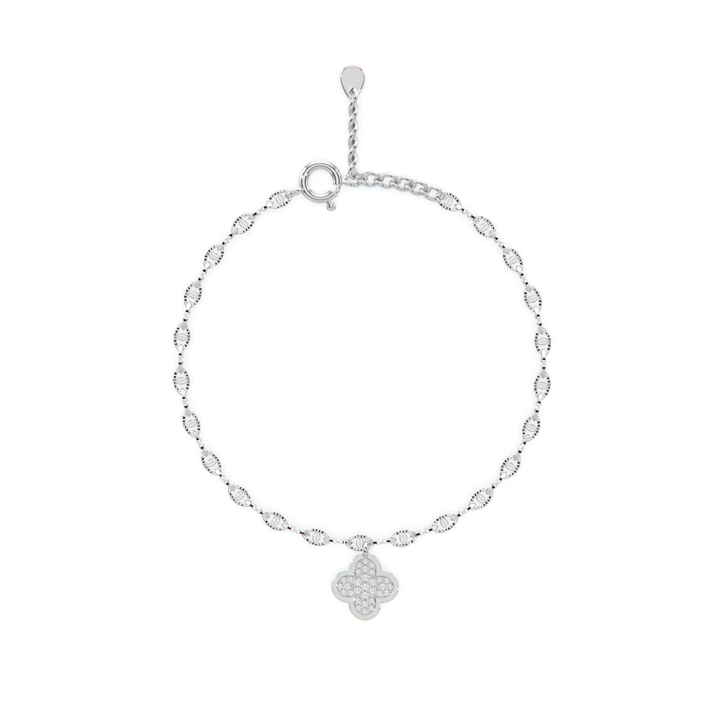 Timeless Silver Clover Bracelet