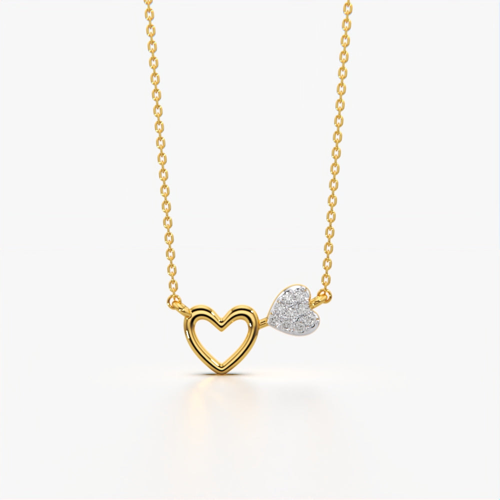 Interlinked Hearts Necklace