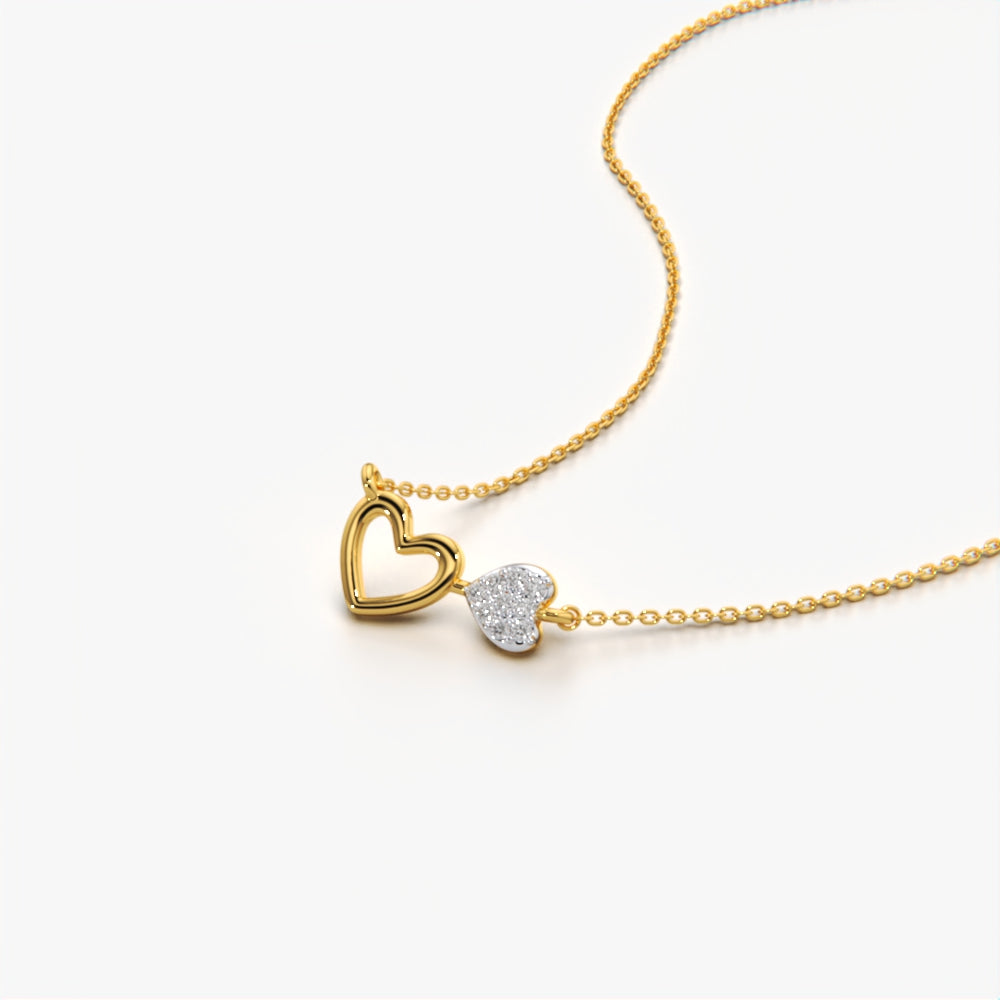 Interlinked Hearts Necklace