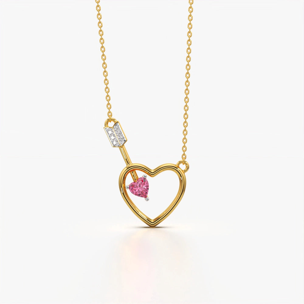 Eternal Love Heart Charm Necklace