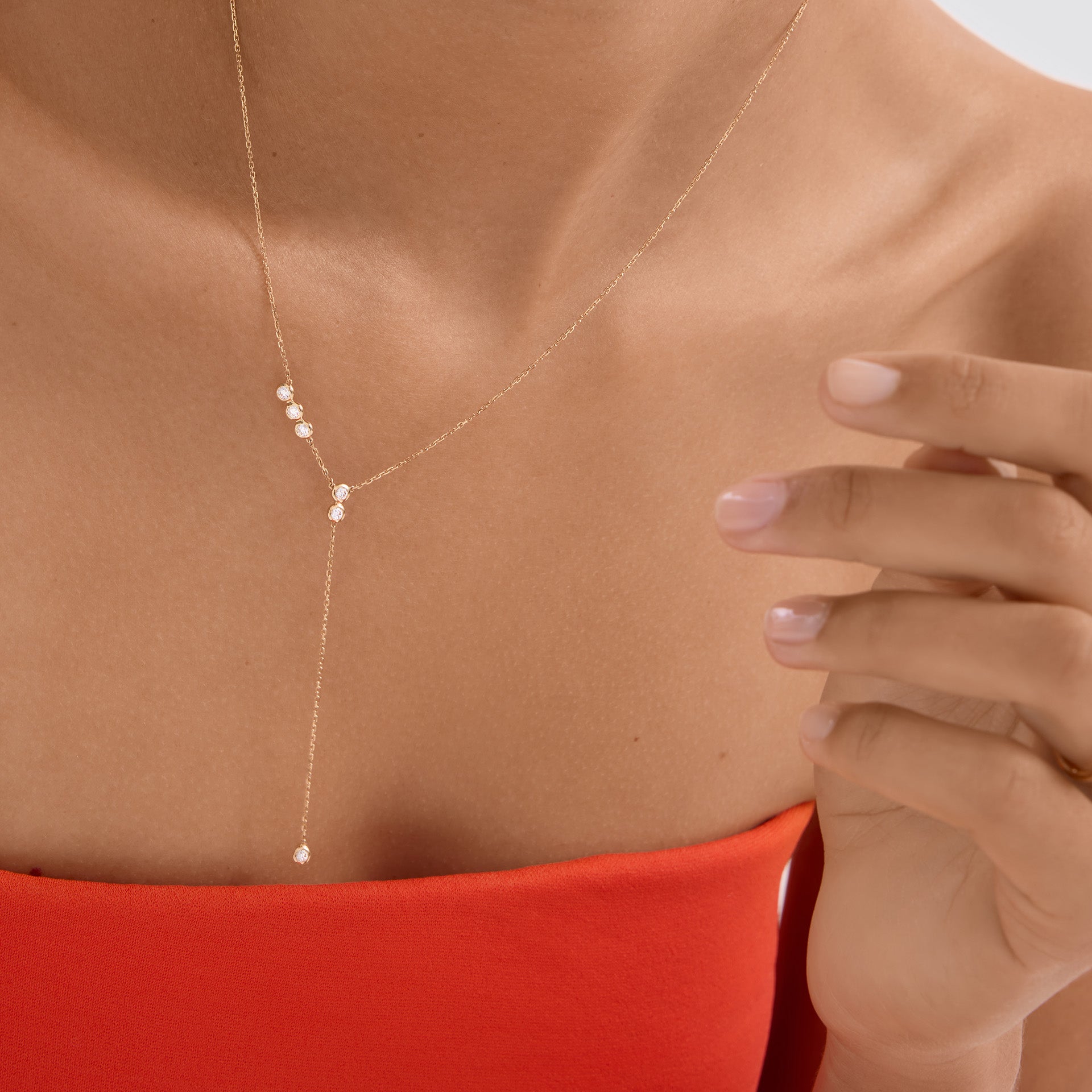 Minimalist Y Necklace