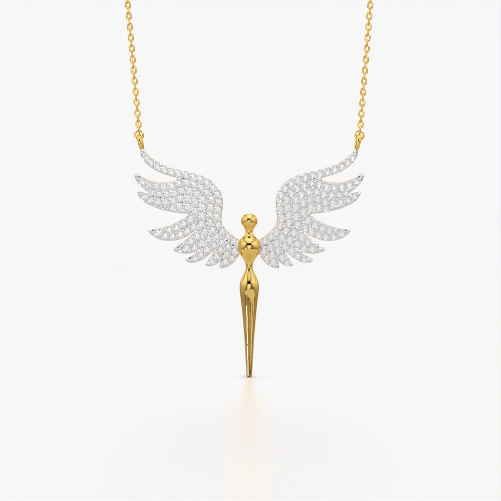 Angle Wings Fancy Necklace
