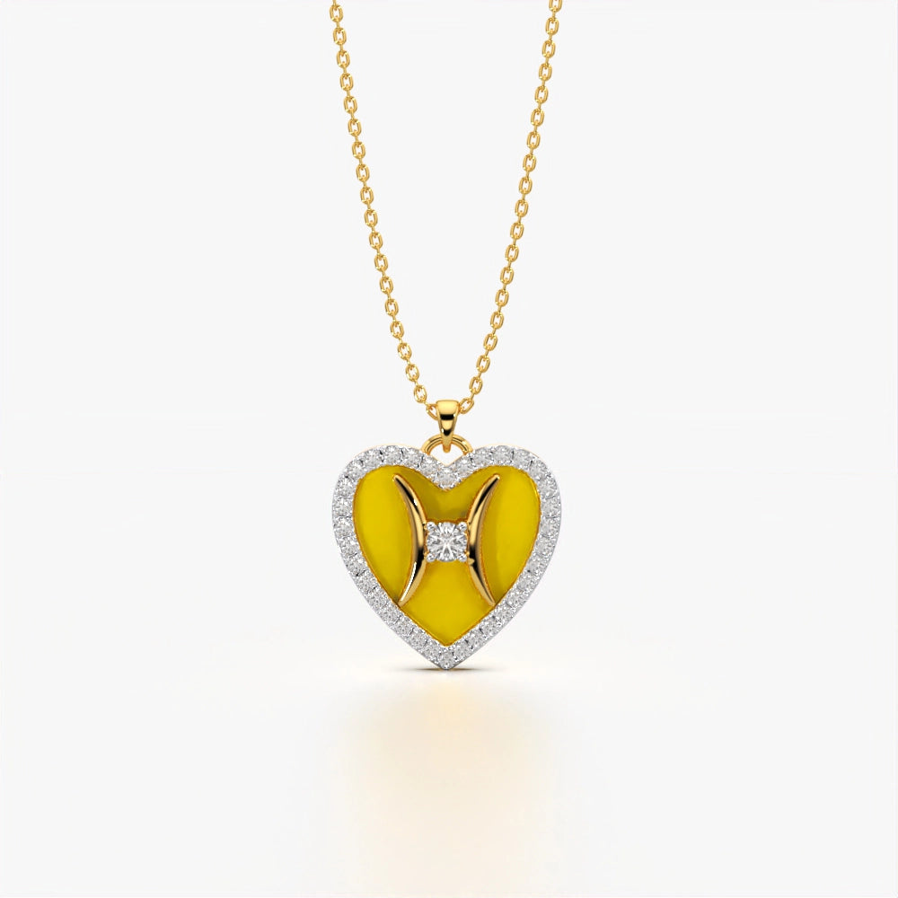 Pisces Heart Necklace