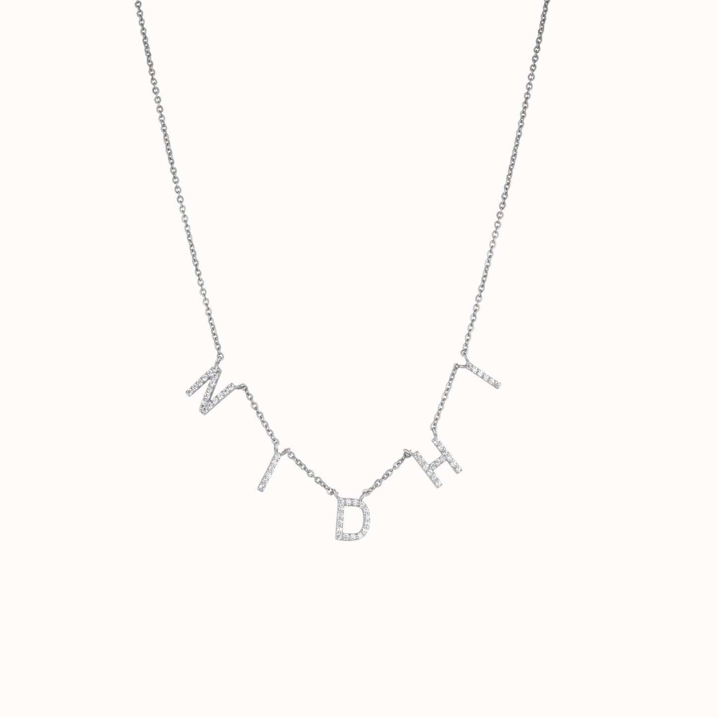 Diamond Initial Necklace