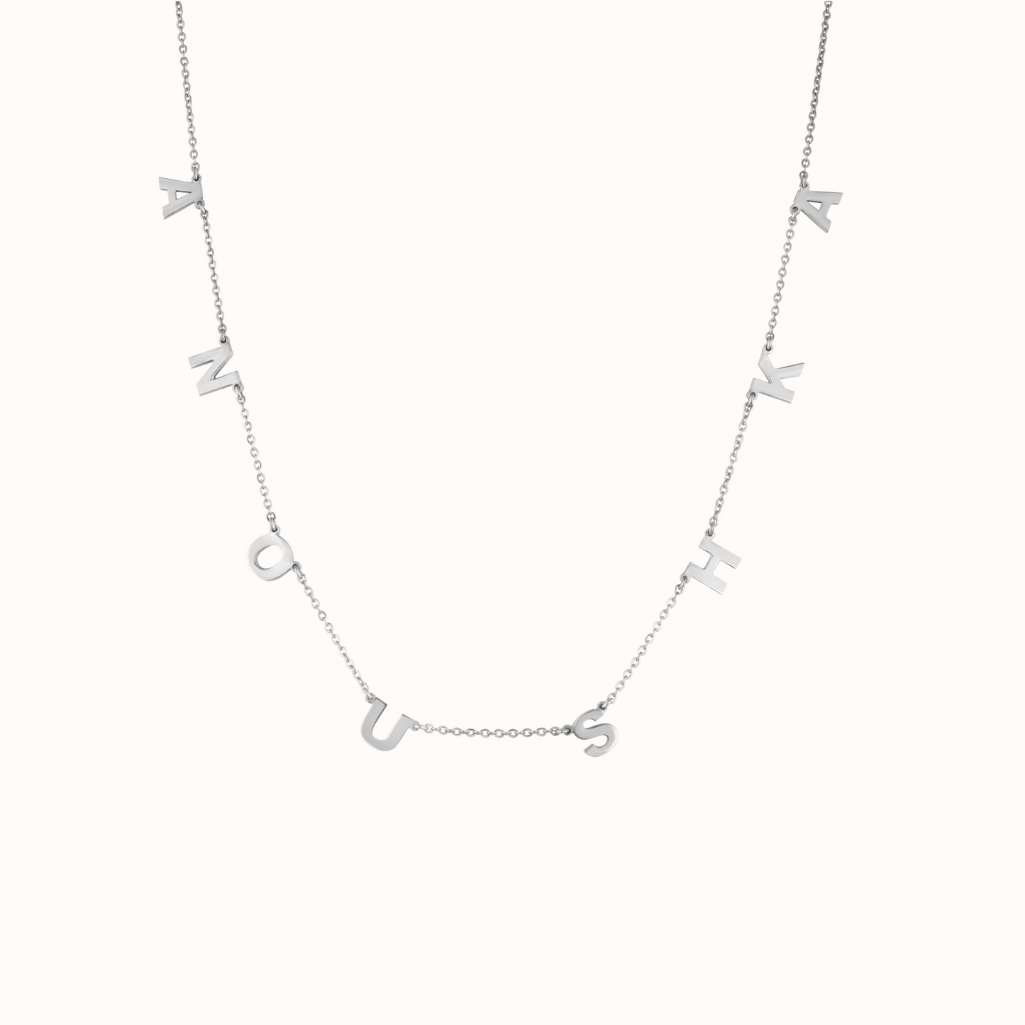 Minimalist Silver Name Necklace