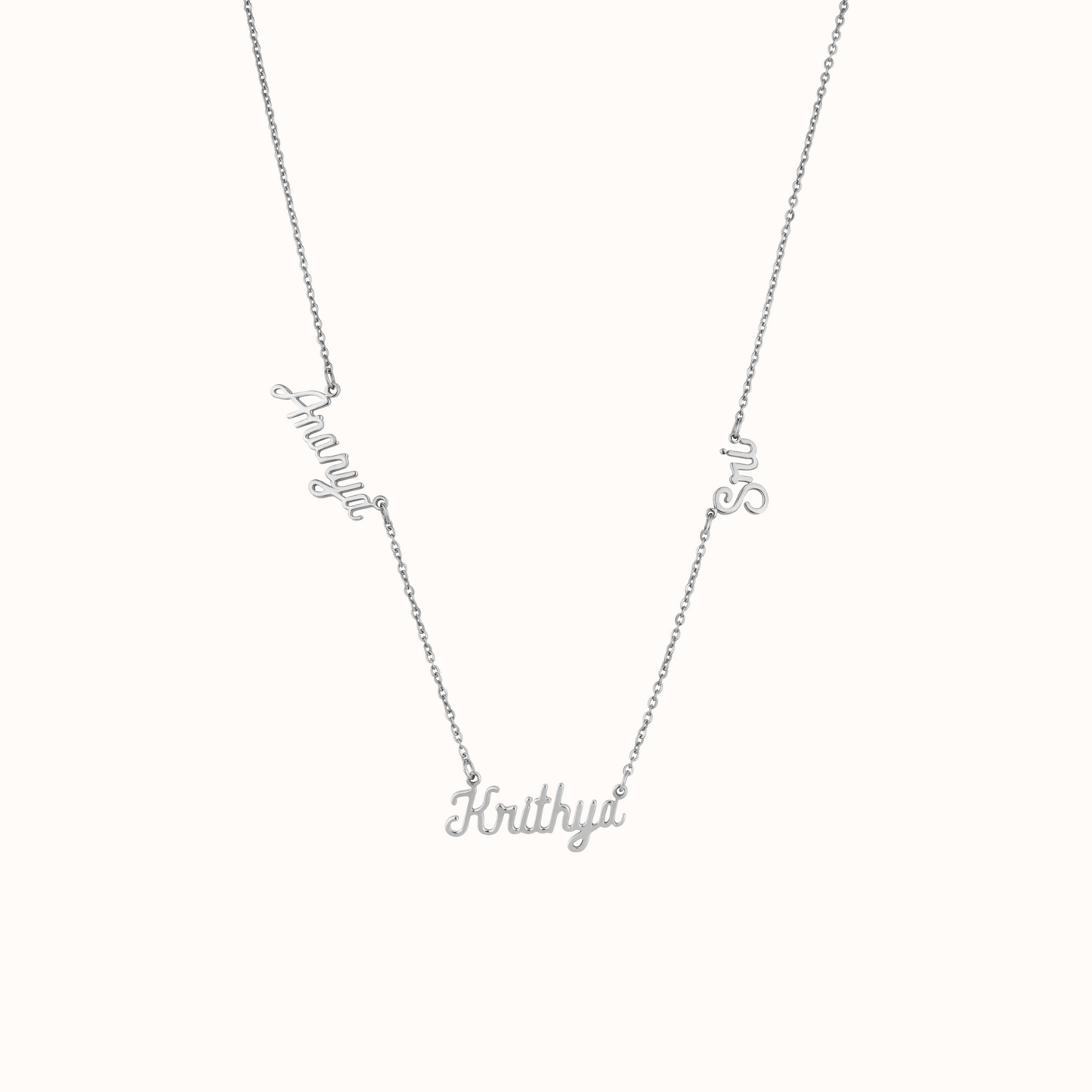 Multi-Name Necklace with Custom Engravings