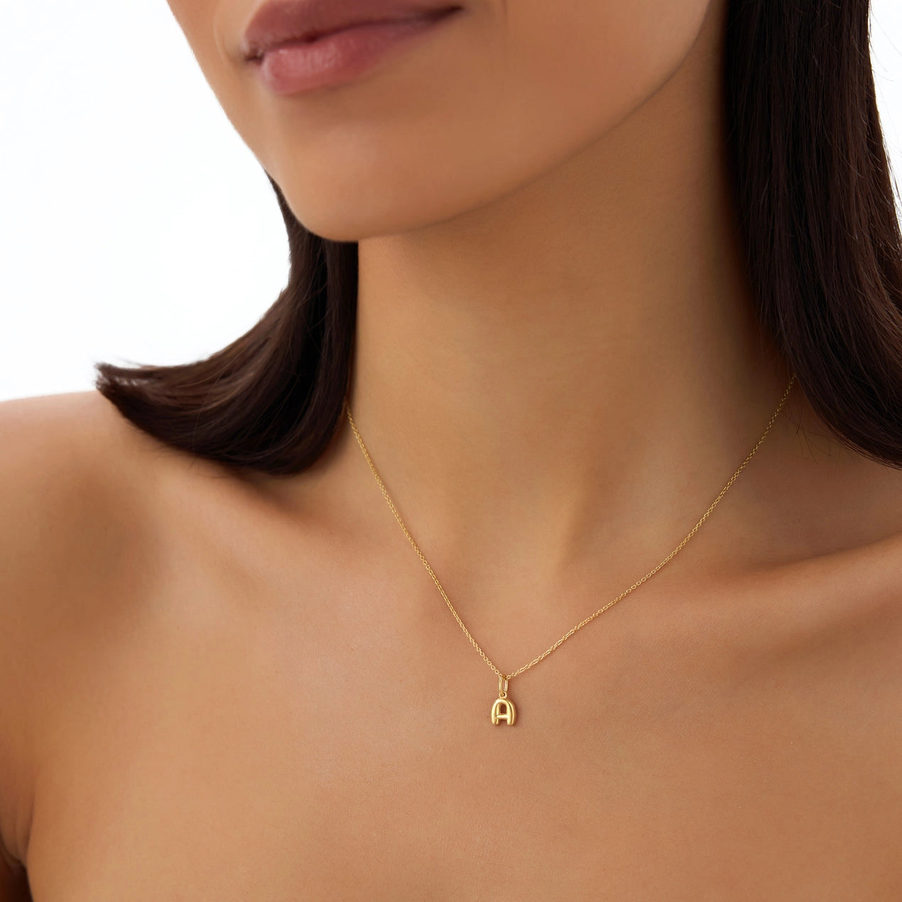 Personalized Letter Charm Necklace