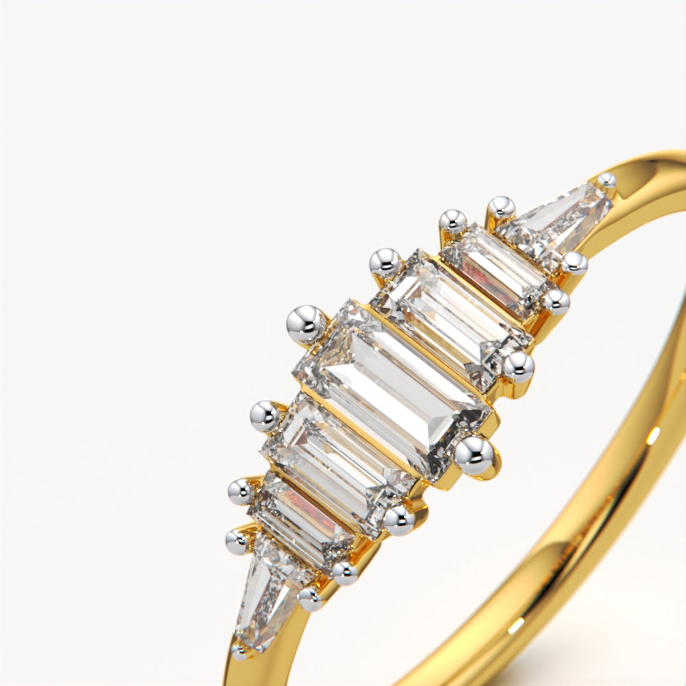 Baguette Diamond Band
