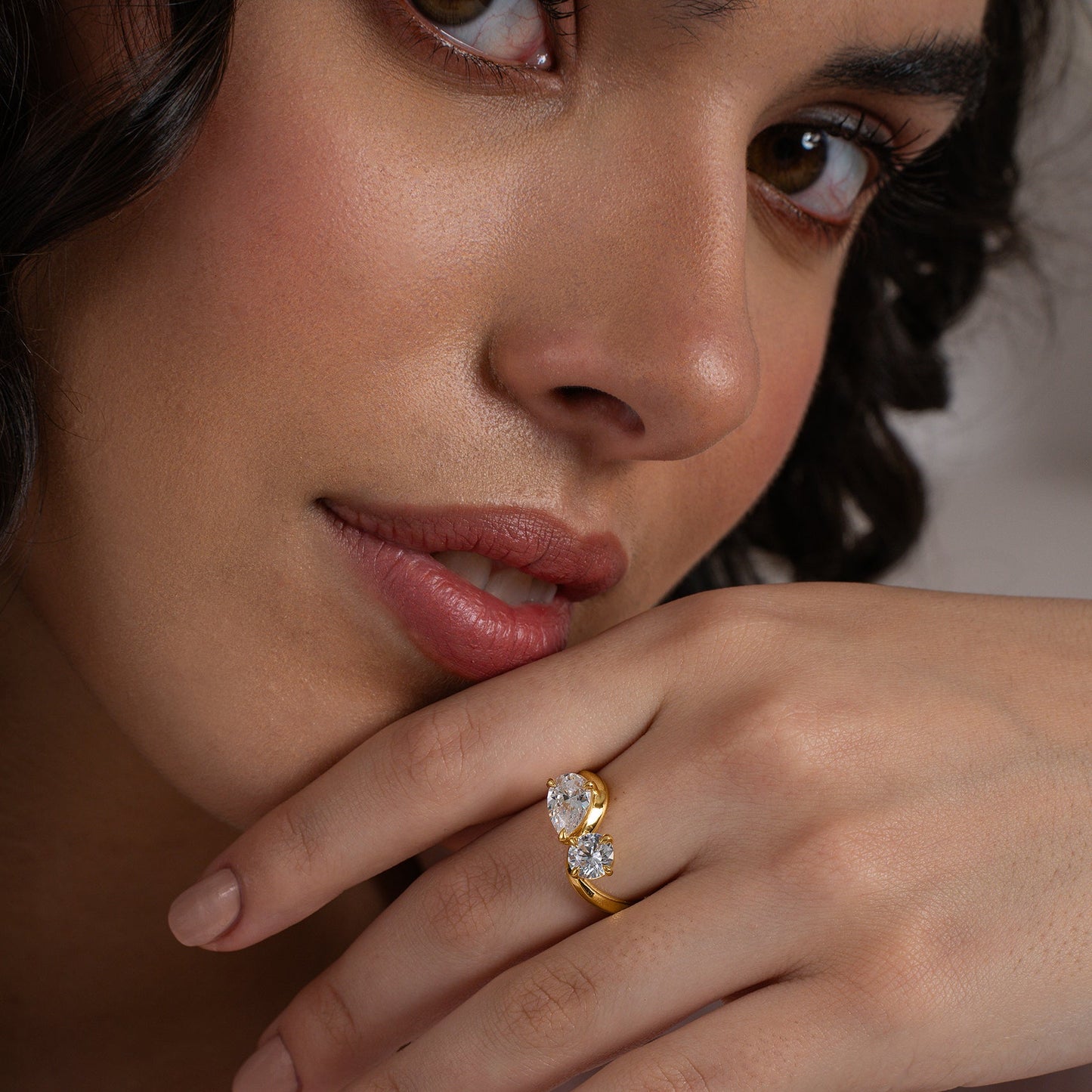 Dual Stone Harmony Ring