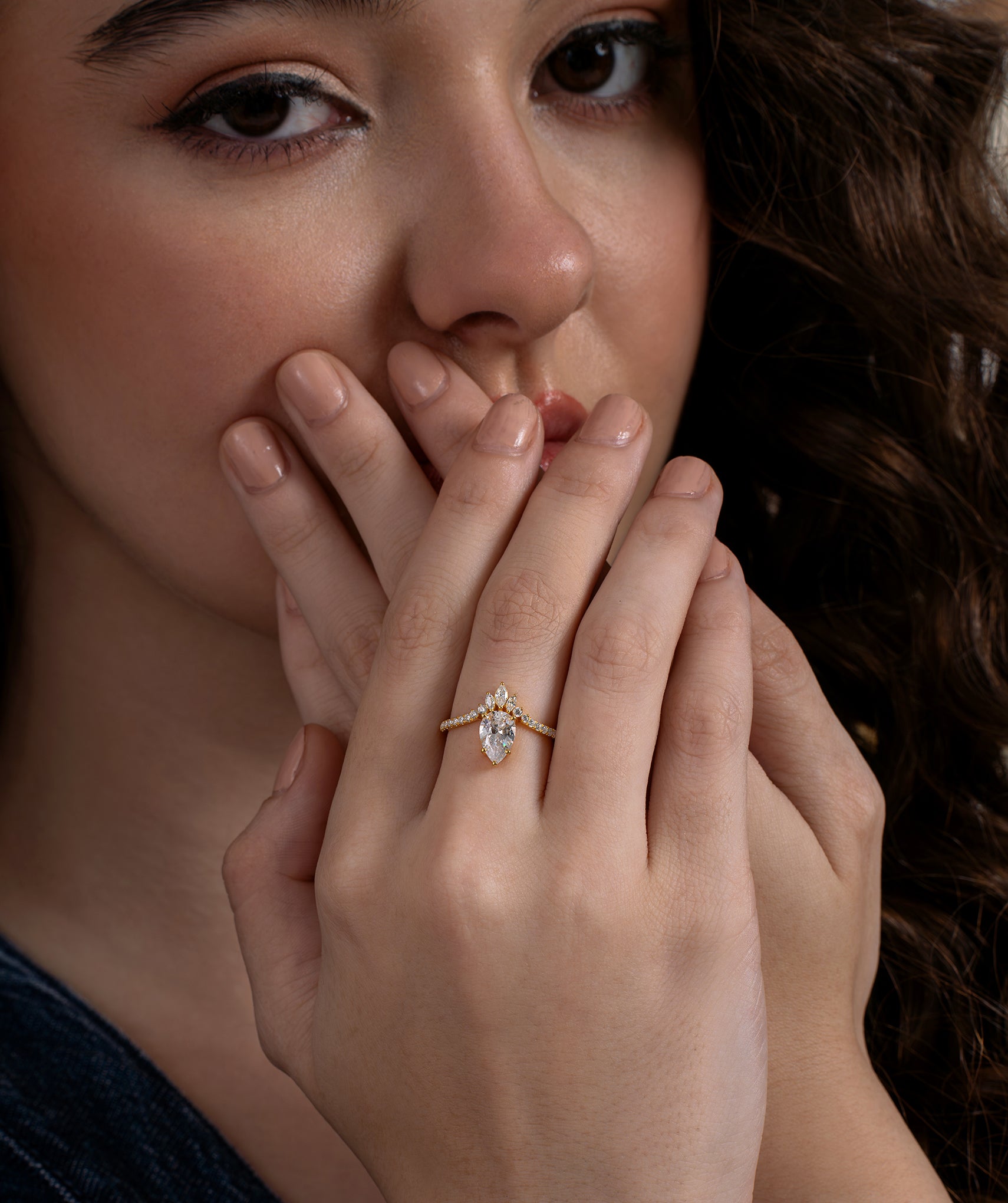 Pear Leaf Ring