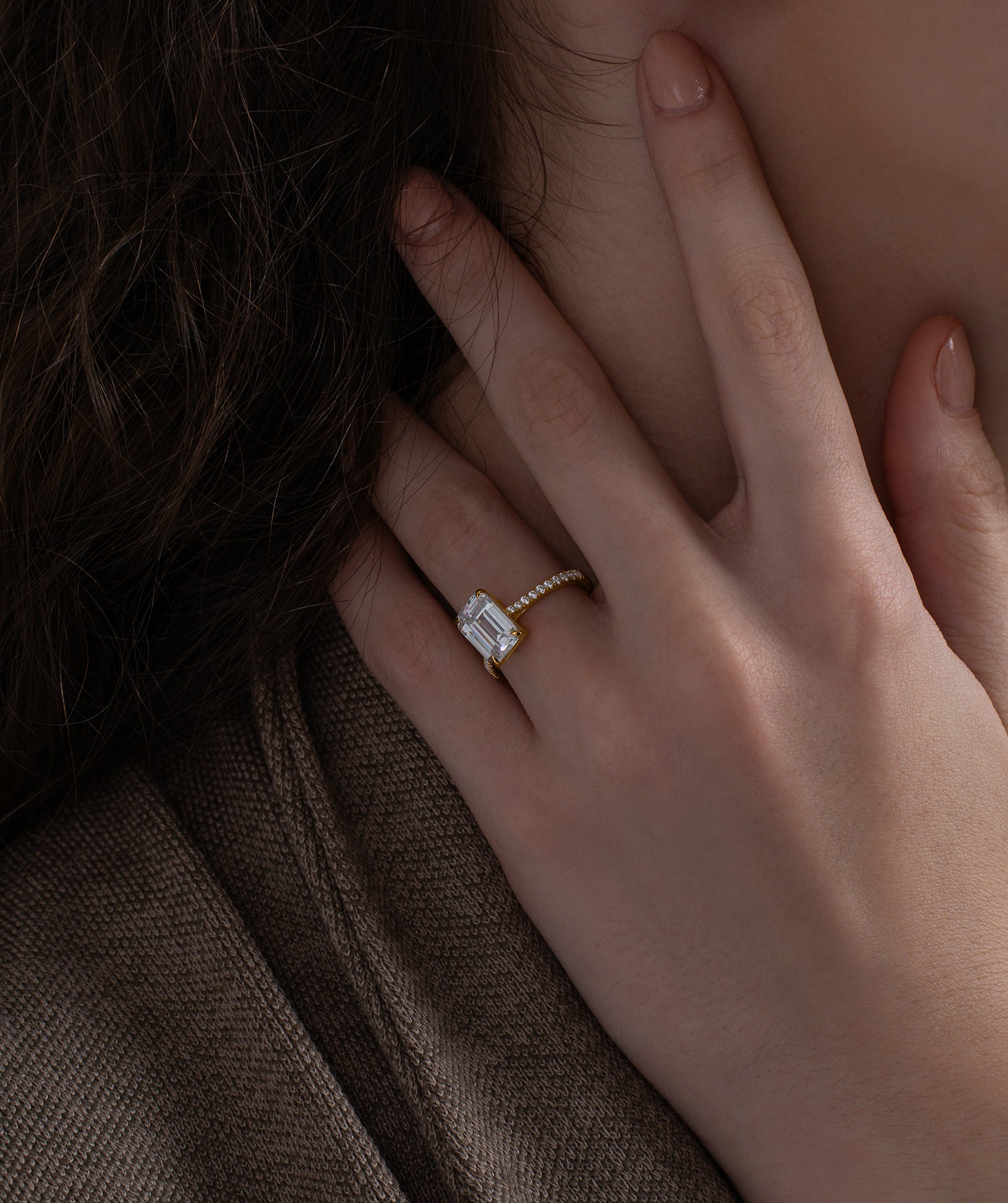 Emerald Spark Ring