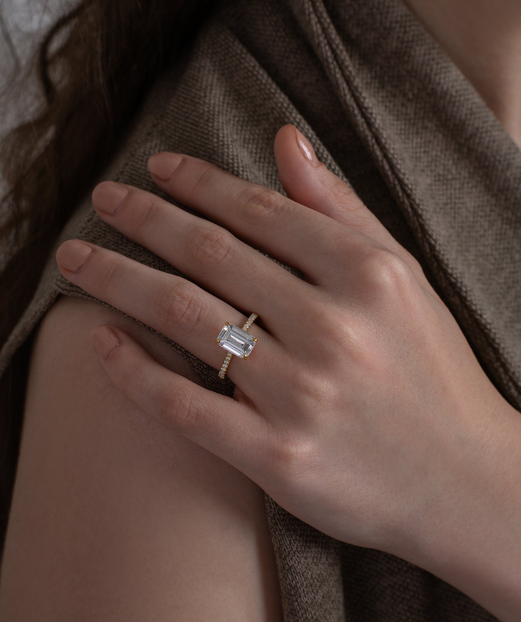 Emerald Spark Ring