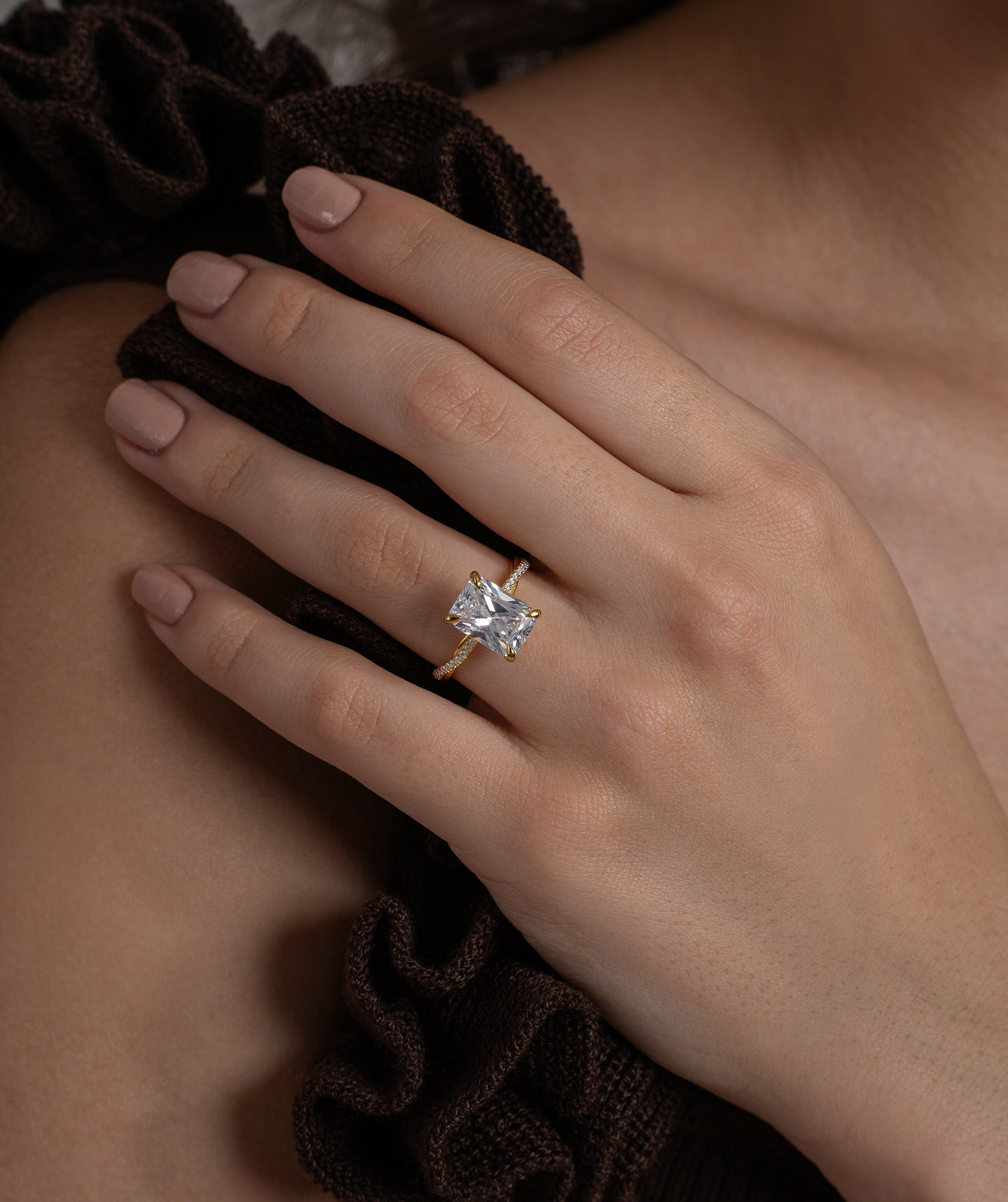 Radiant Twist Ring