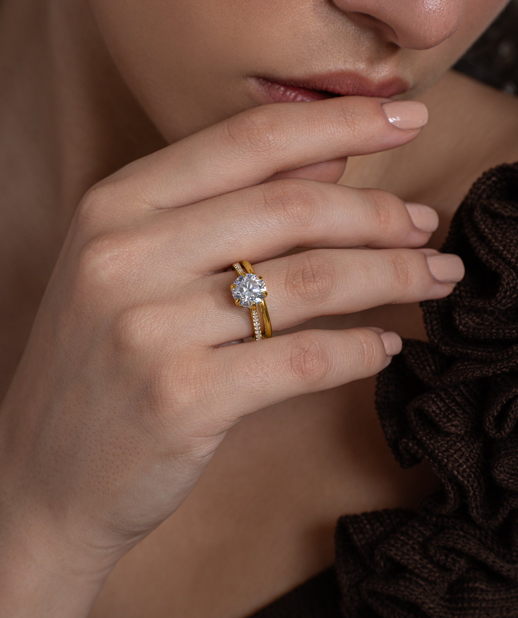 Round Harmony Ring Set