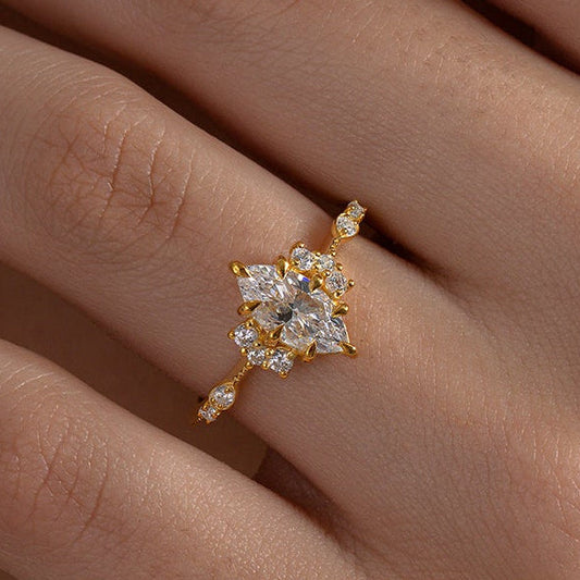 Marquise Accent Ring