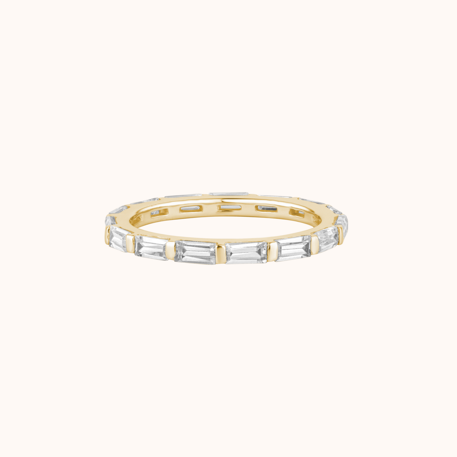 Baguette Diamond Trendy Band - KYMEE