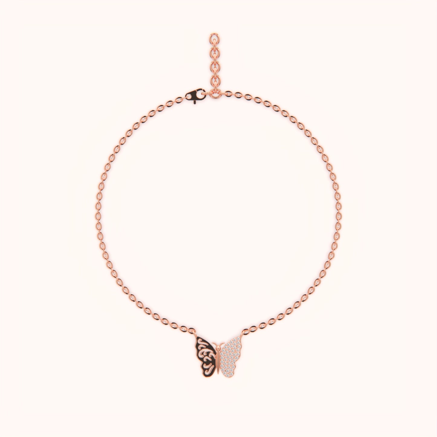 Radiant Butterfly Silver Bracelet