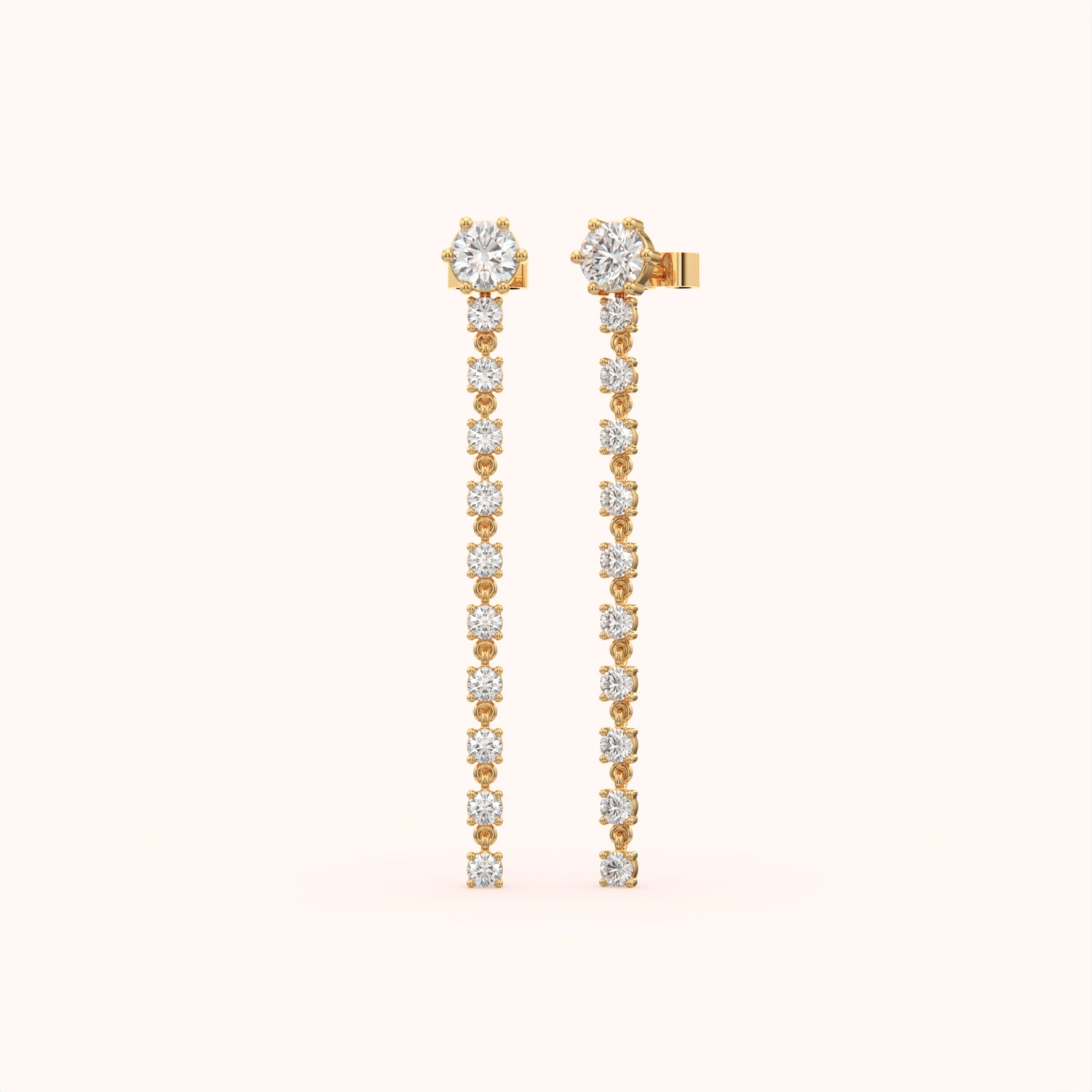 Diamond Linear Earring - KYMEE