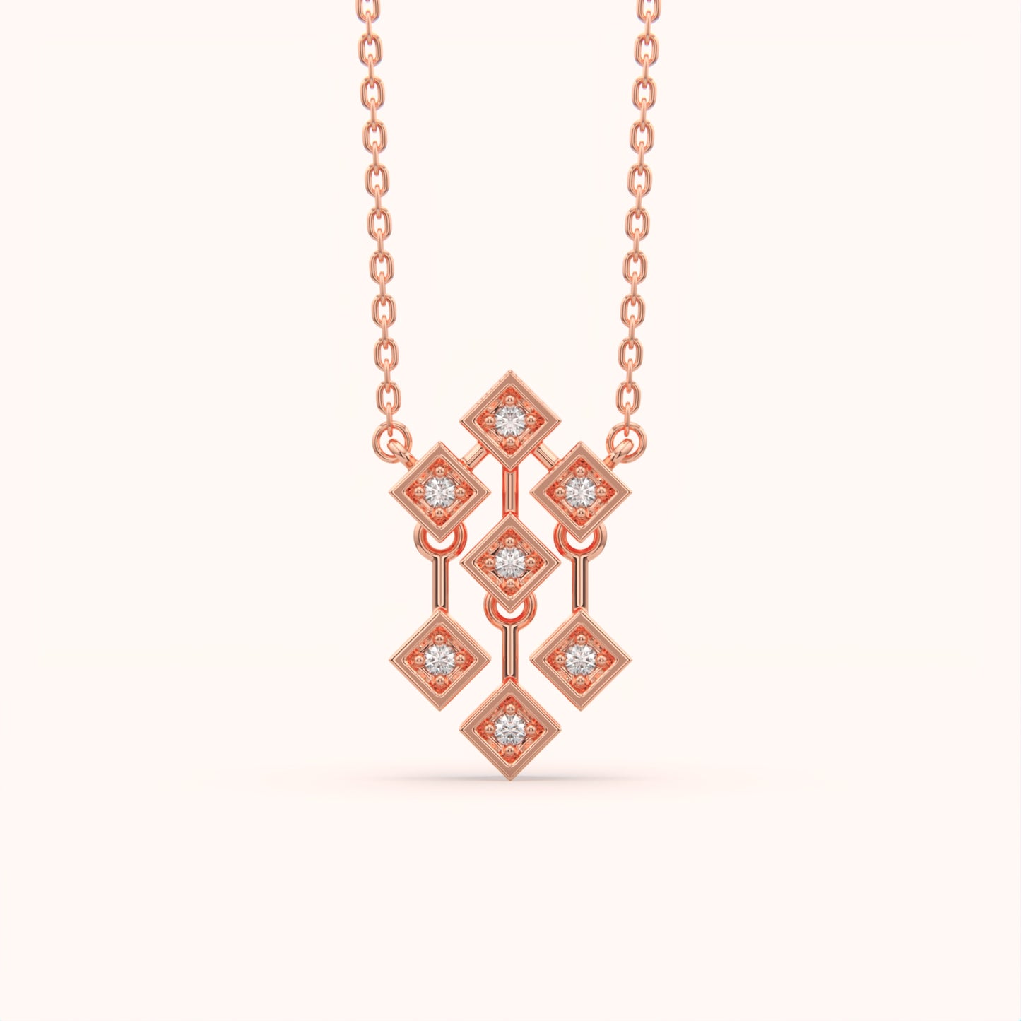 Fancy Diamond Setting Mangalsutra - KYMEE
