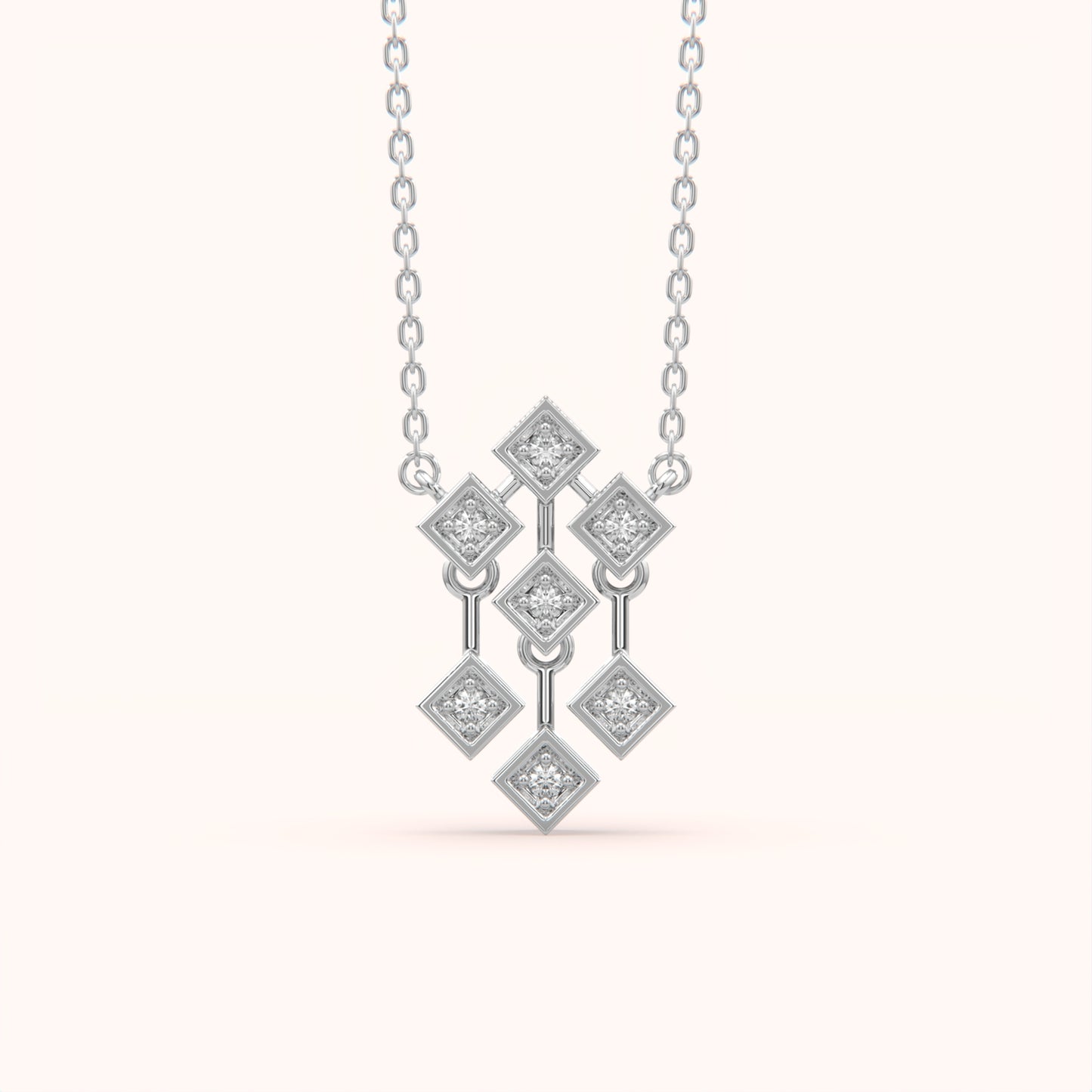 Fancy Diamond Setting Mangalsutra - KYMEE