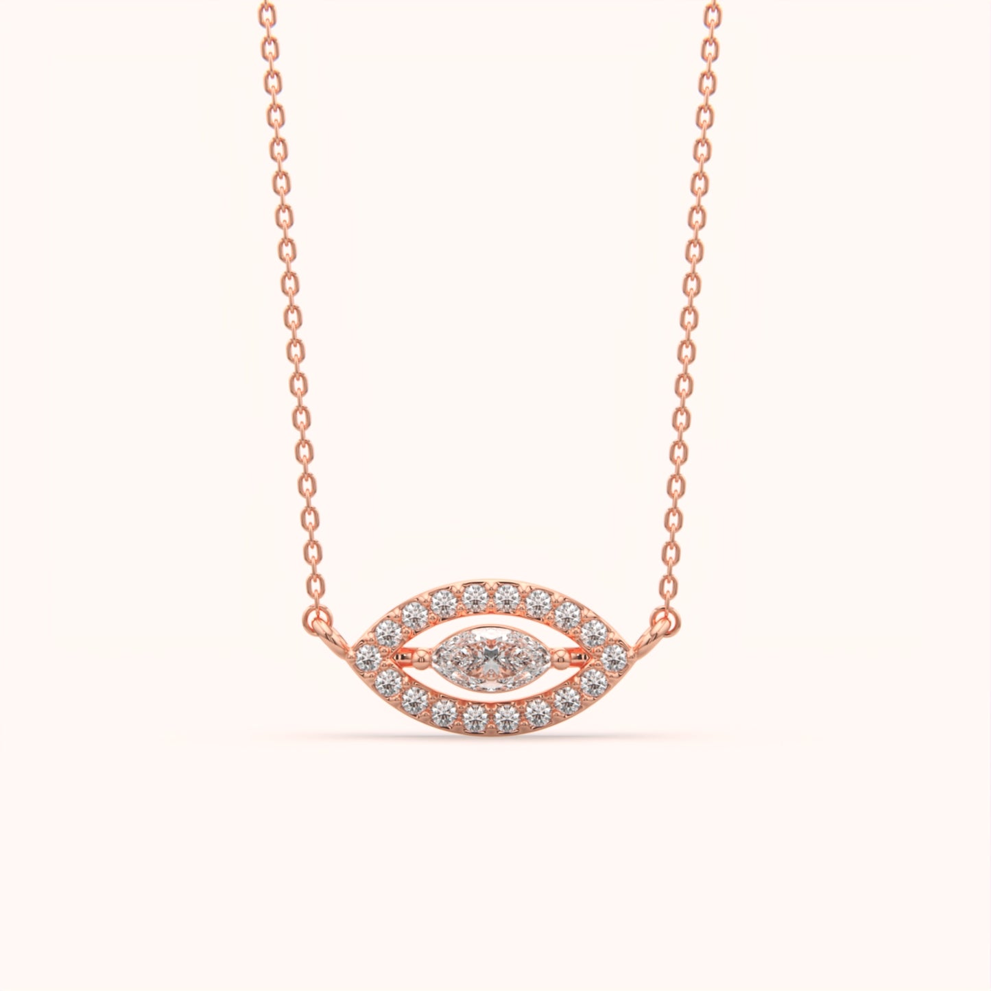 Eye-Catching Diamond Necklace
