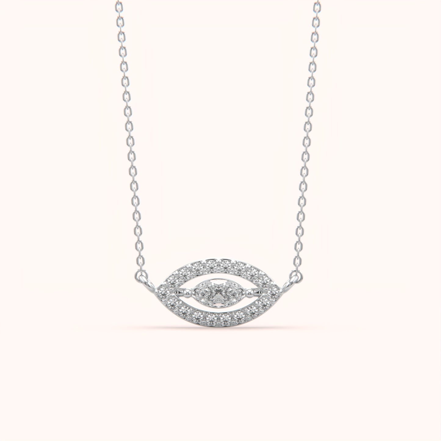 Eye-Catching Diamond Necklace
