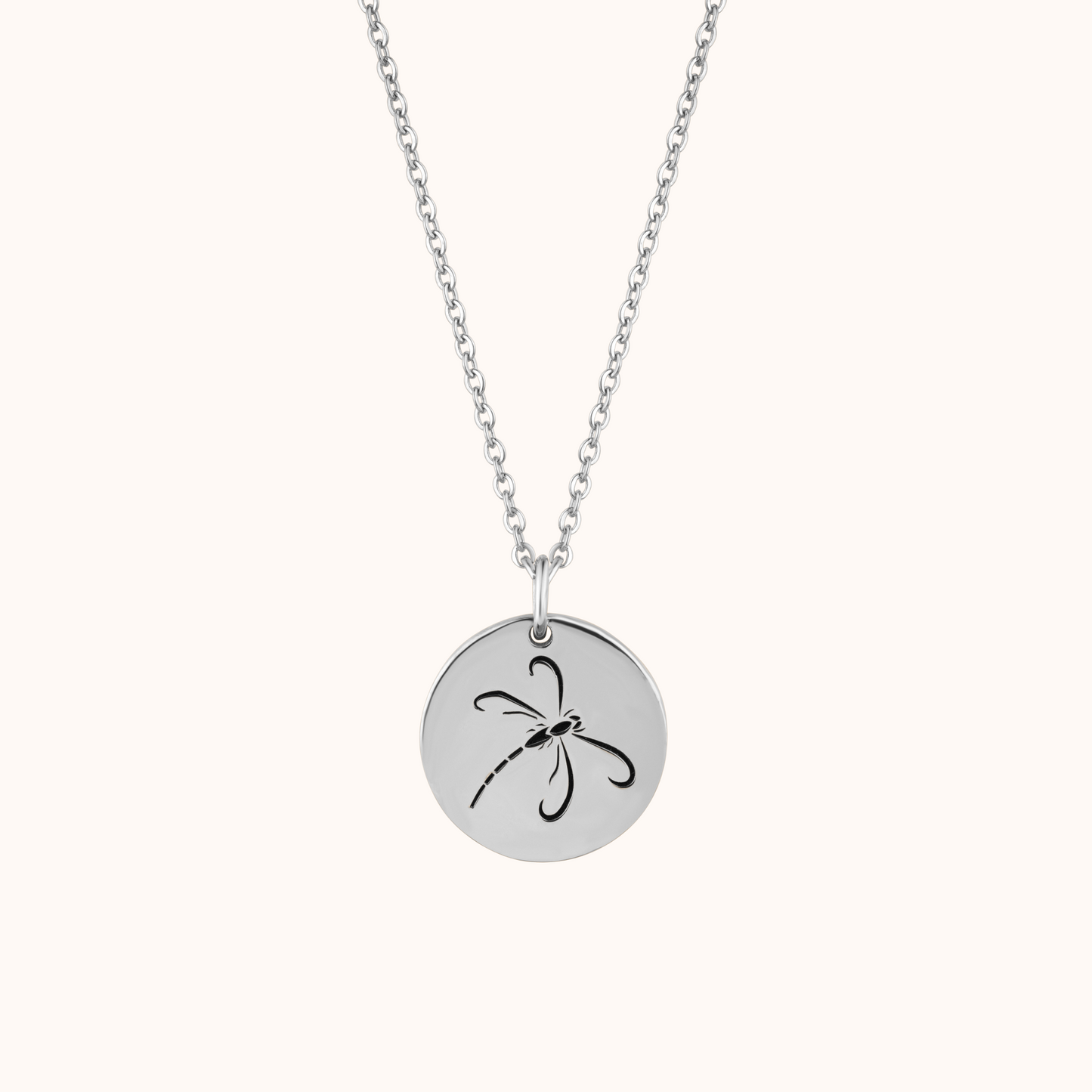Graceful Dragonfly Print Necklace