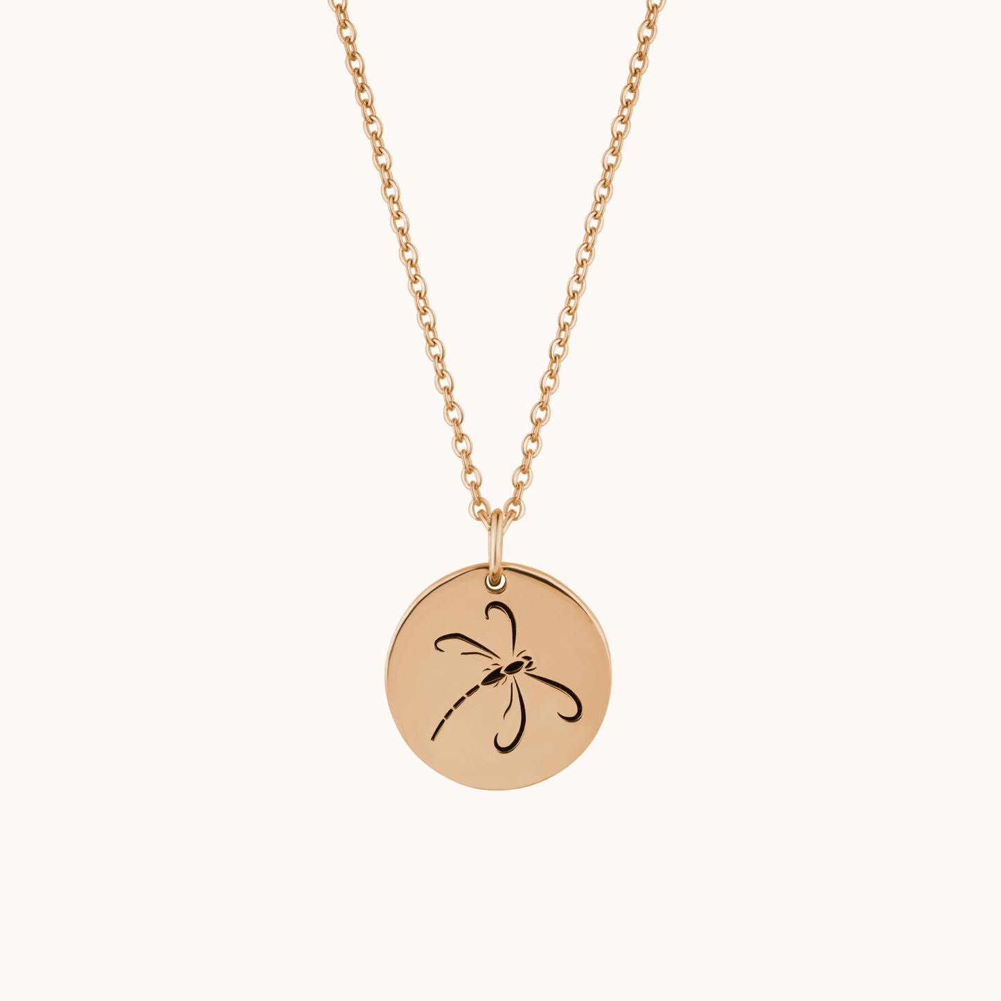 Graceful Dragonfly Print Necklace