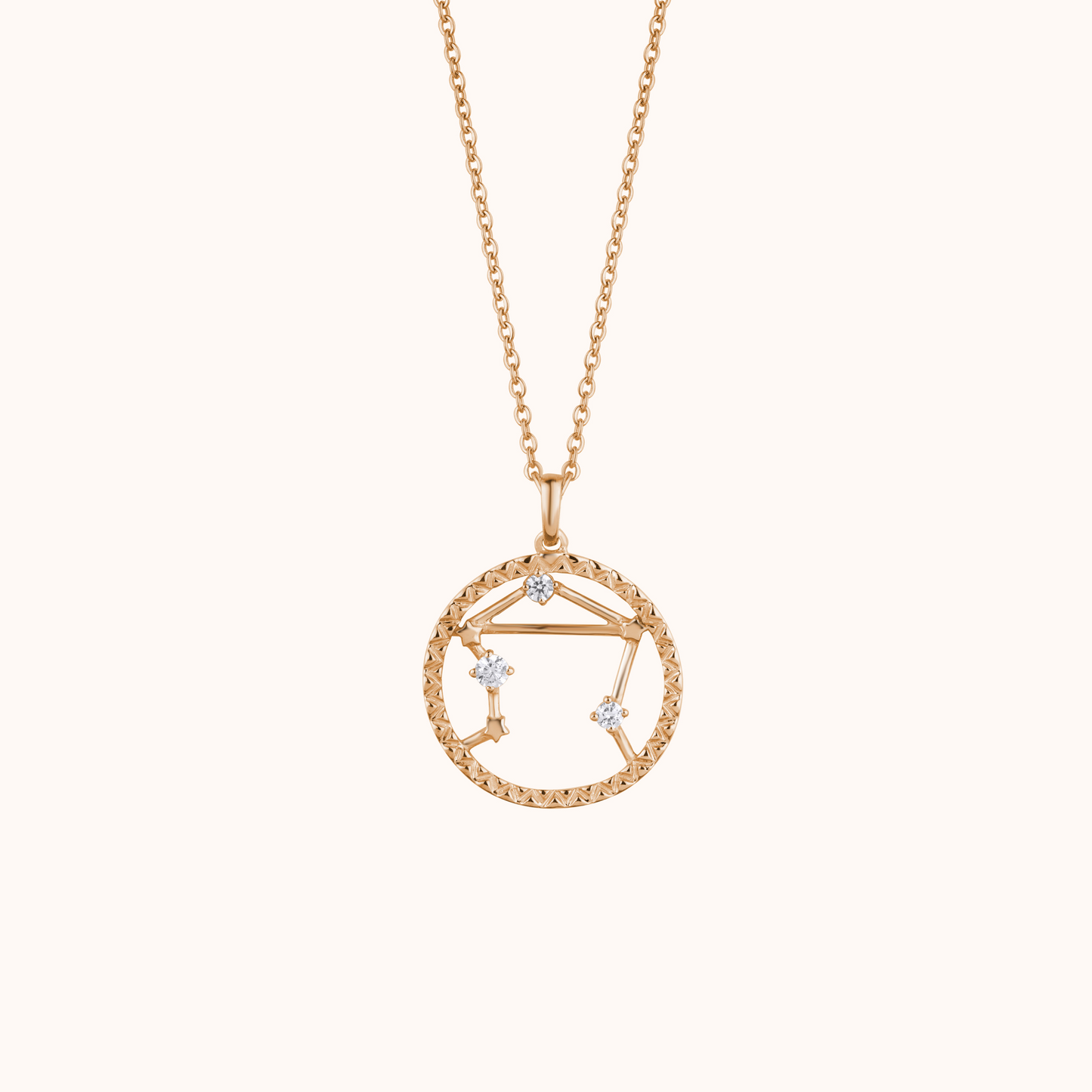 Zodiac Sign Silver Pendant