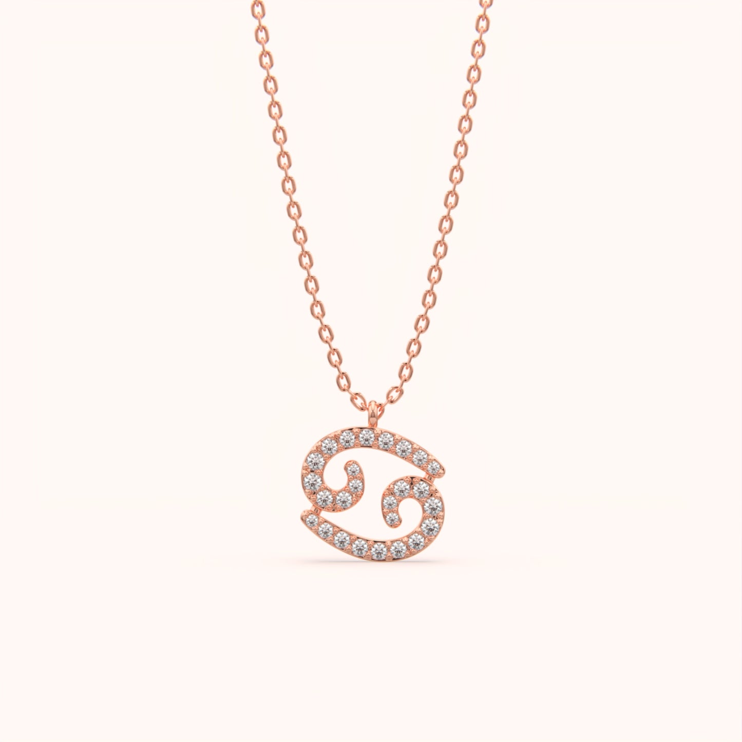 Cancer Zodiac Sign Necklace
